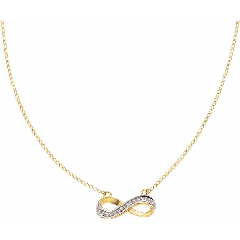 Firetti Kette mit Anhänger »Infinity«, mit Diamanten