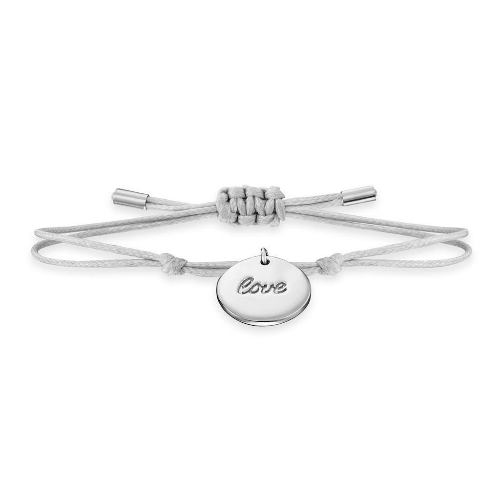 CAÏ Armband »925/- Sterling Silber rhodiniert LOVE«