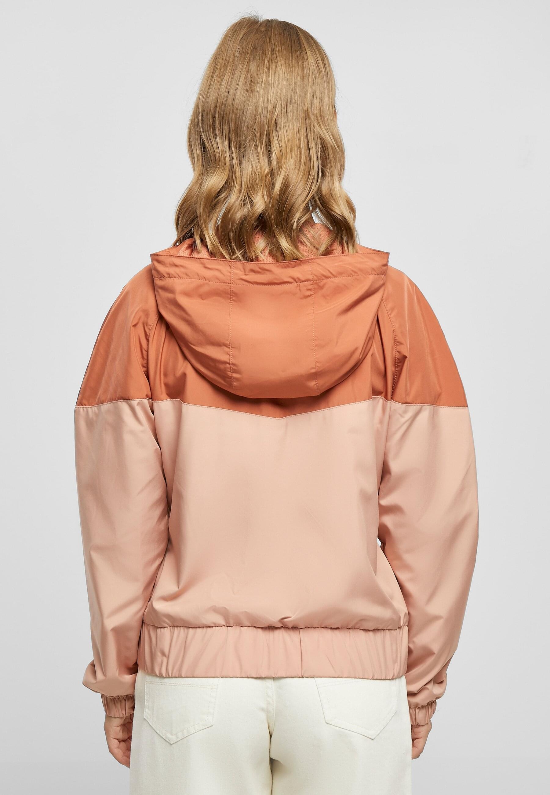 URBAN CLASSICS Anorak »Urban Classics Damen Ladies Arrow Windbreaker«, (1 St.), mit Kapuze