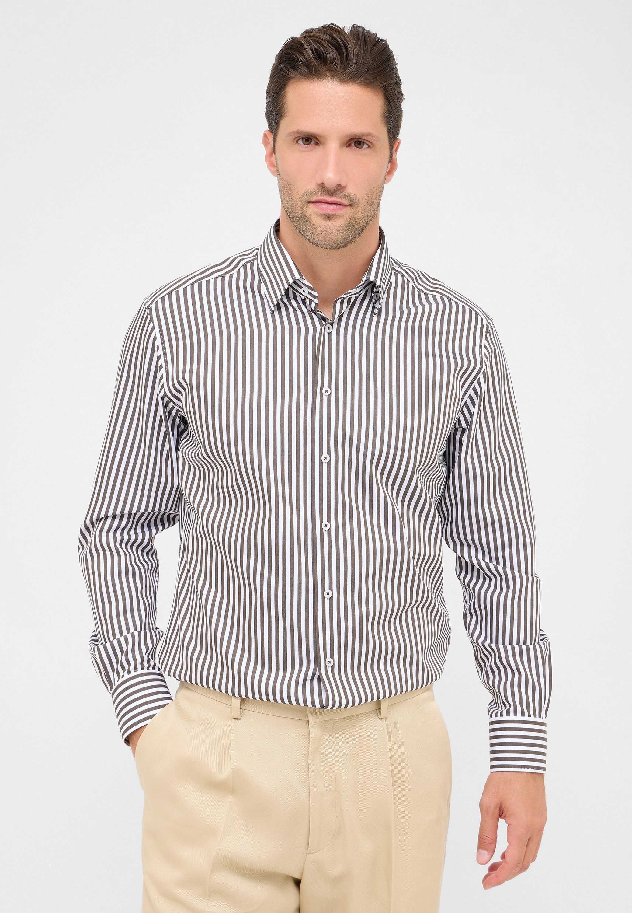 Eterna Langarmhemd "MODERN FIT", NON IRON (bügelfrei) günstig online kaufen