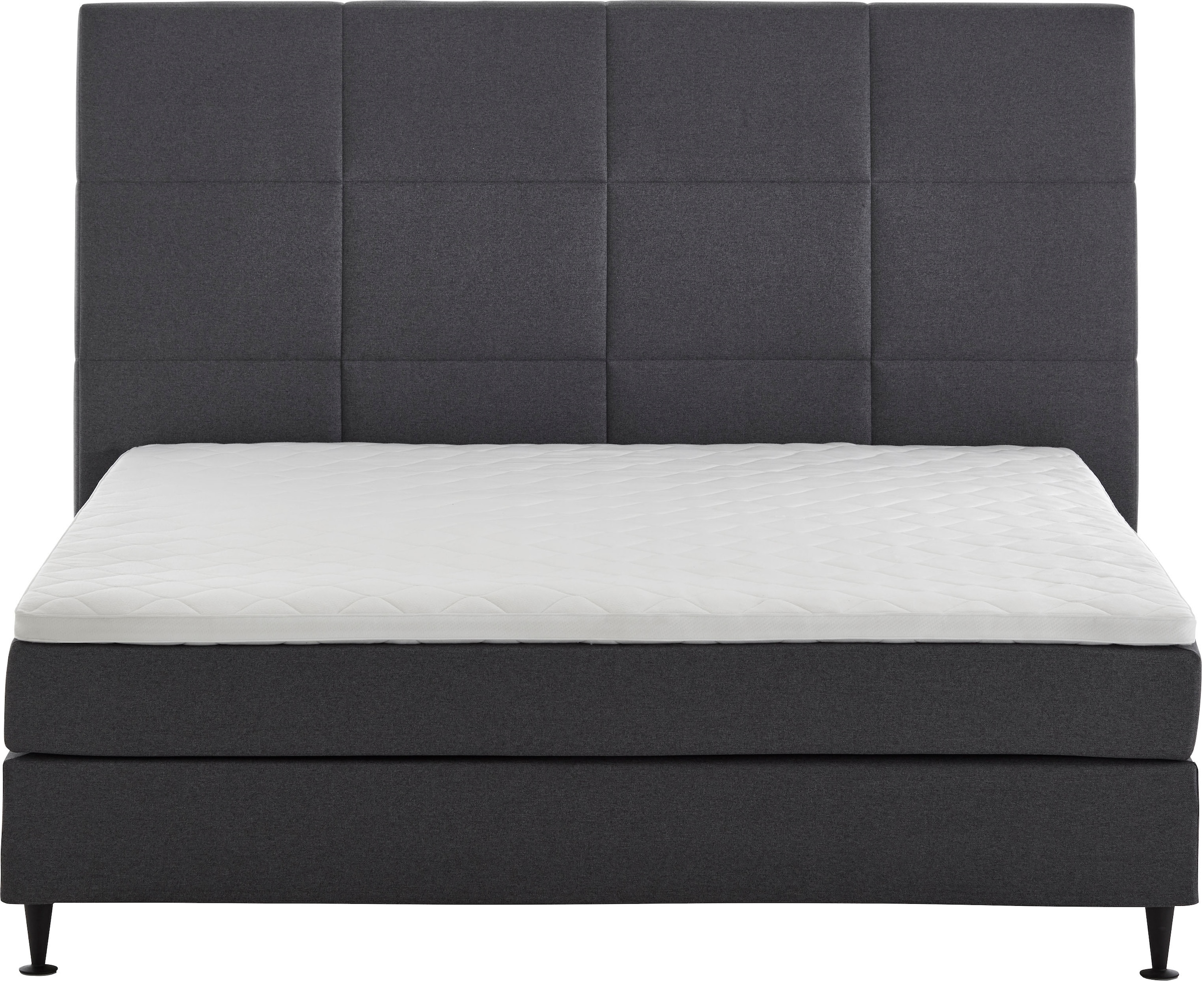 andas Boxspringbett »Linja«, mit Hotelbett-Charakter, Komfortliegehöhe und Topper inklusive