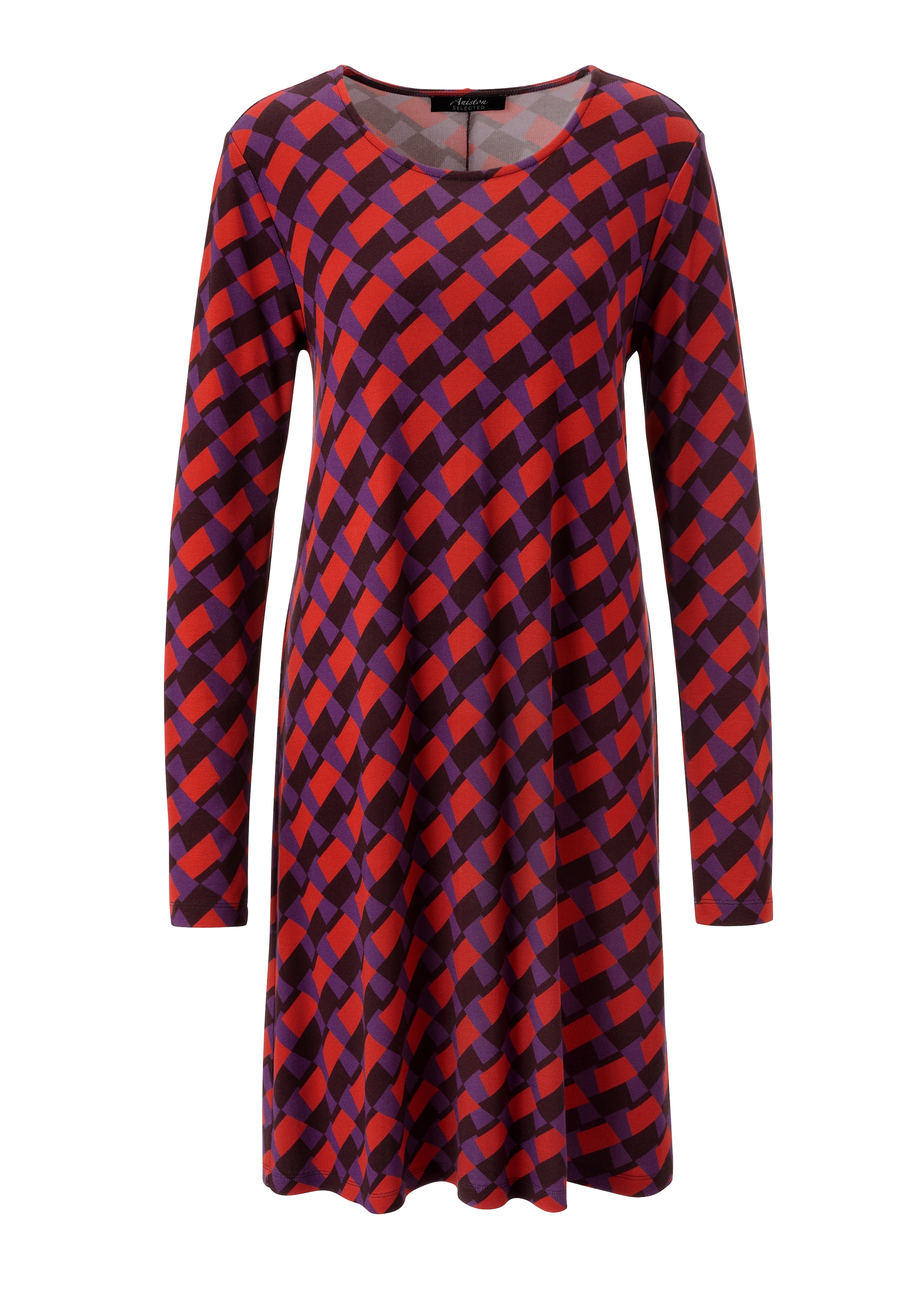 Aniston SELECTED Jerseykleid in leichter A-Linien-Form - NEUE KOLLEKTION