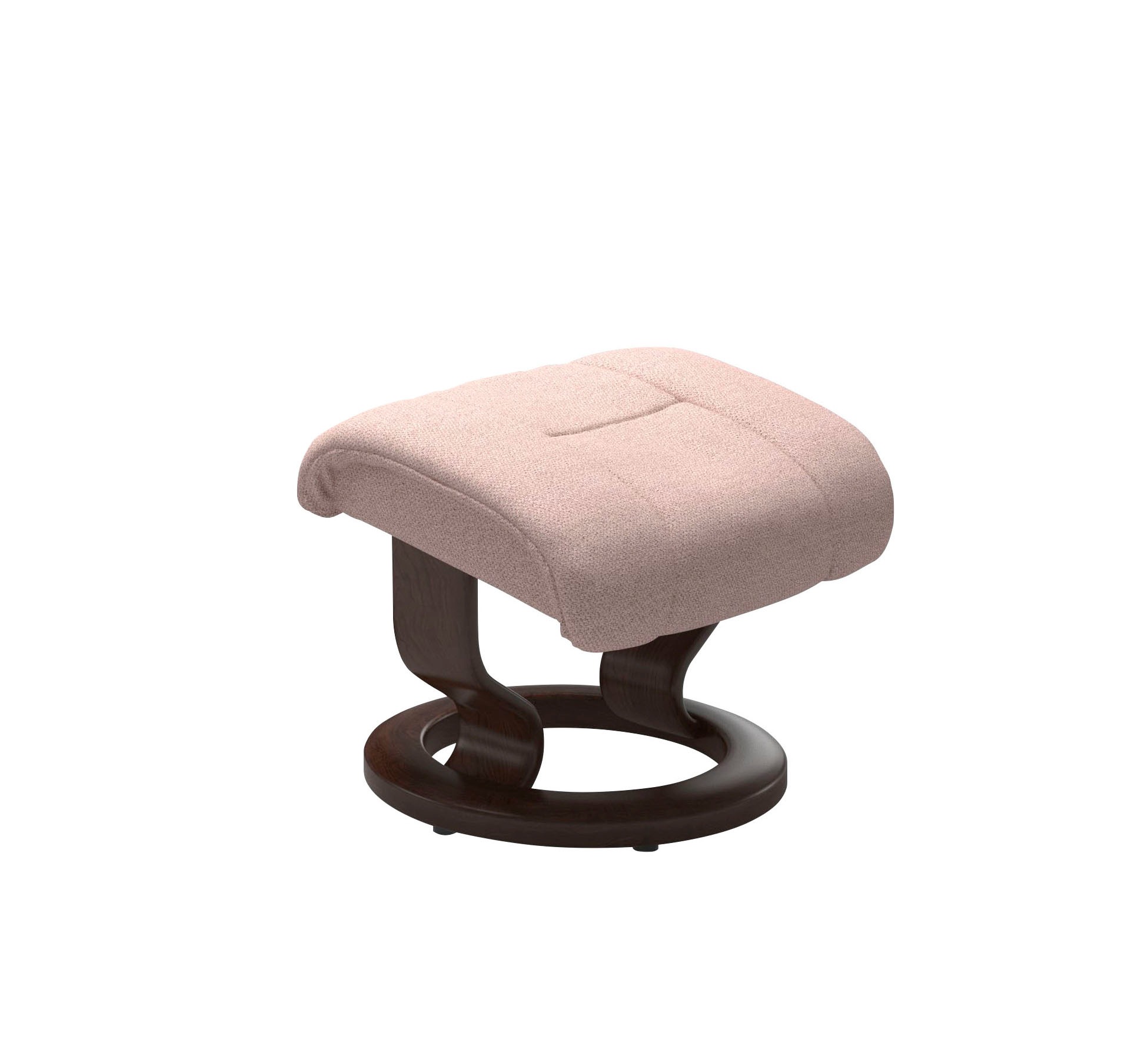 Stressless® Relaxsessel »Reno«, (Set, Relaxsessel mit Hocker), mit Hocker, mit Classic Base, Größe S, M & L, Gestell Braun