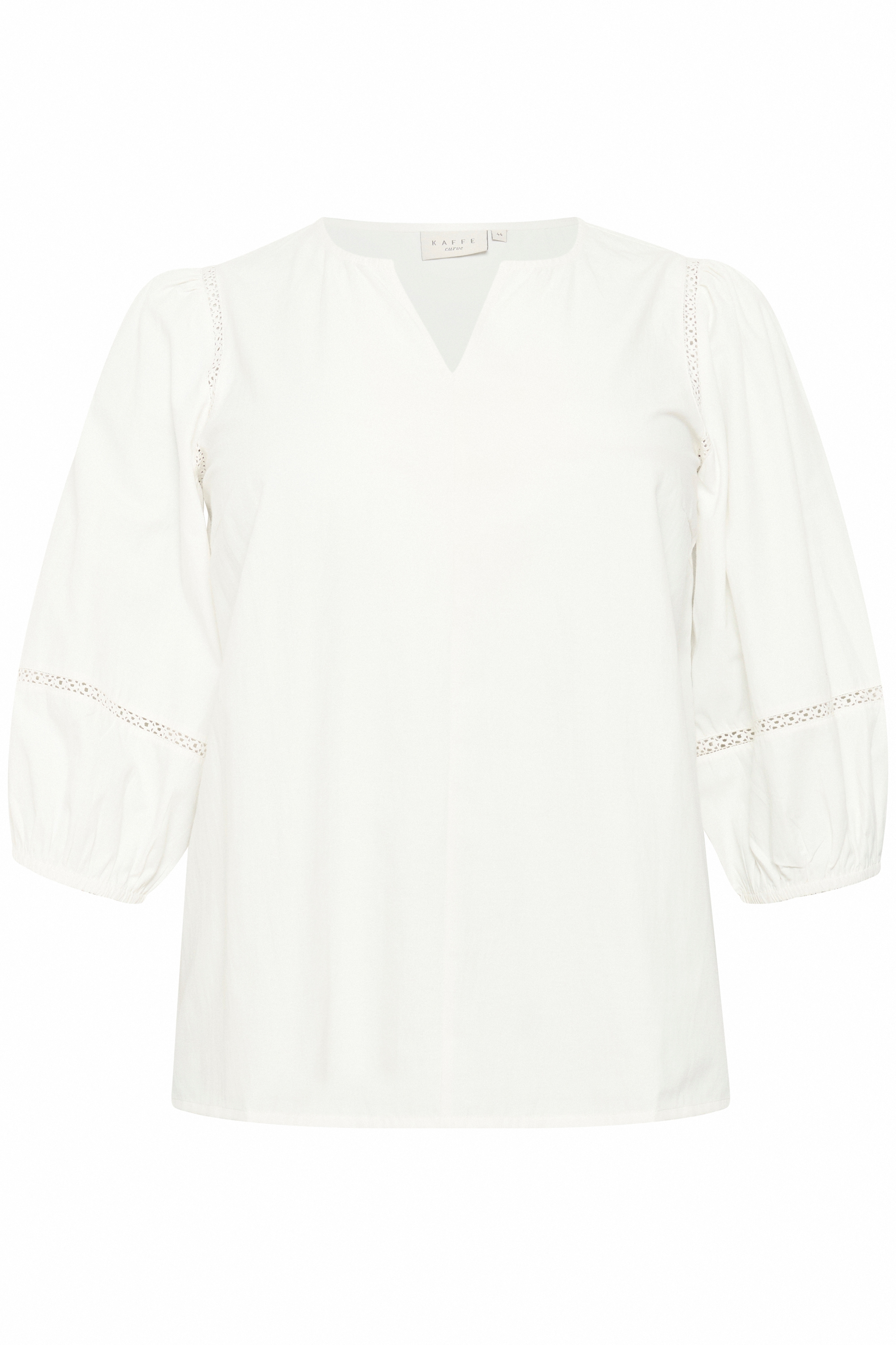 KAFFE Curve Langarmbluse »Damen Bluse langarm KClilje«