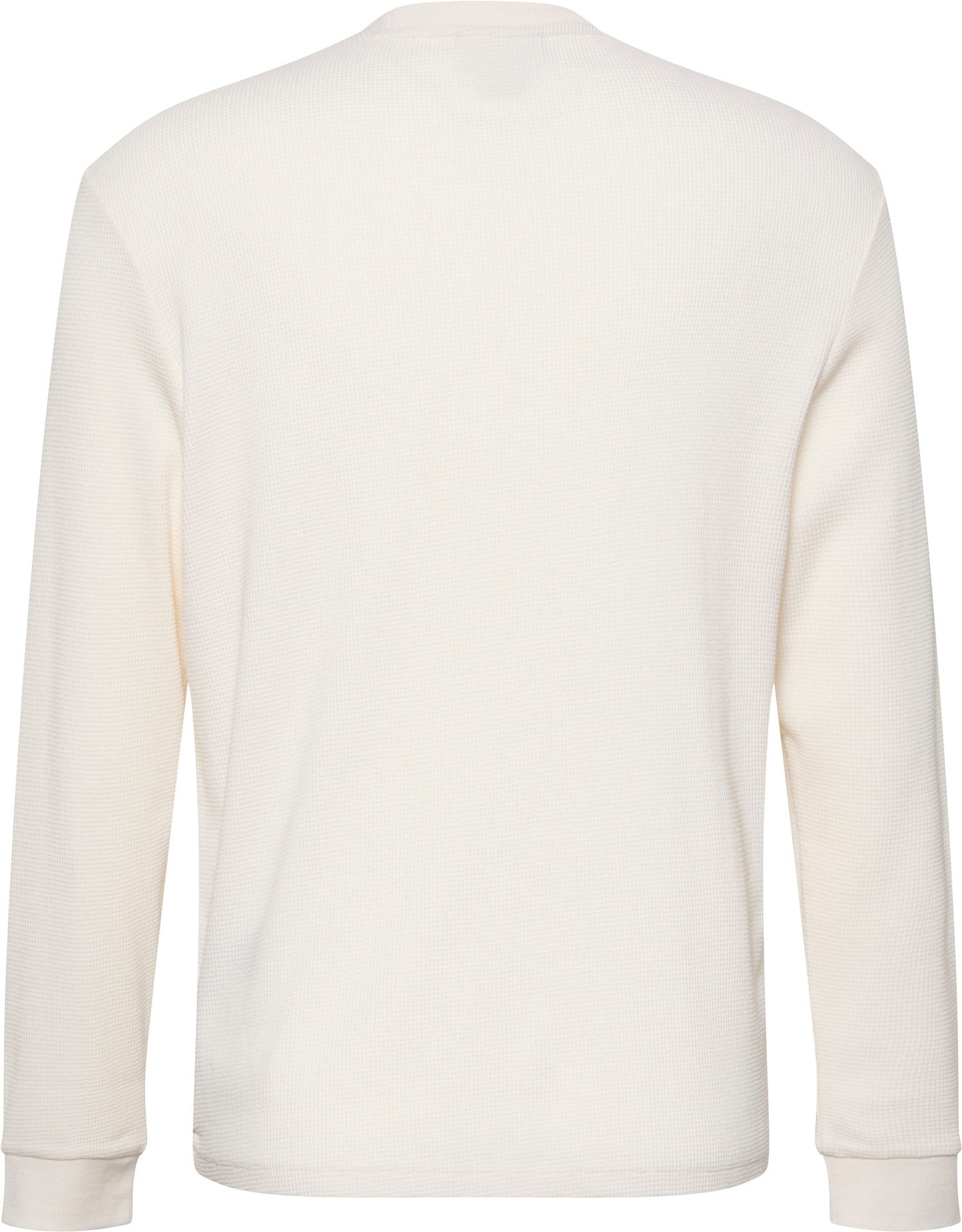 Calvin Klein Jeans Langarmshirt »LS WAFFLE BADGE CREWNK TEE«, Mit Rundhalsausschnitt