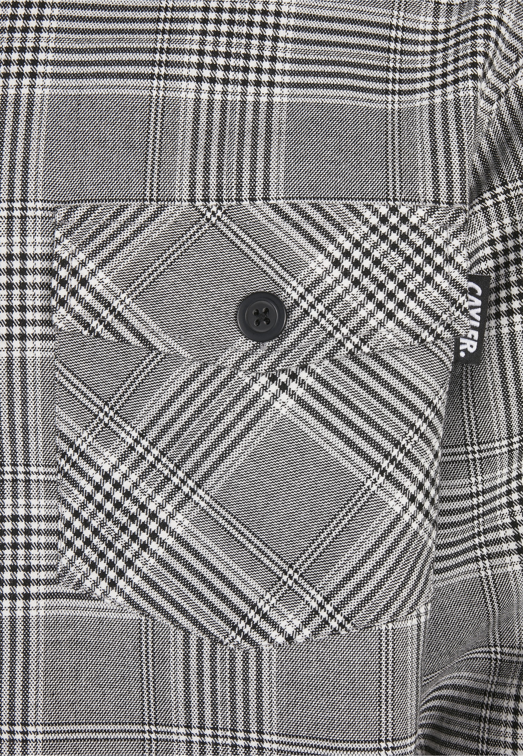 CAYLER & SONS Winterjacke »Cayler & Sons Herren Plaid Out Quilted Shirt Jacket« 1 Stk. tlg. ohne Kapuze