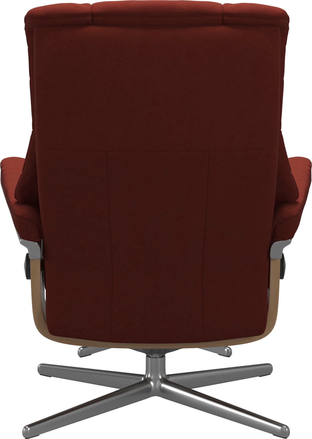 Stressless® Relaxsessel »Mayfair« Set, Relaxsessel mit Hocker,  mit Hocker, mit Cross Base, Größe S, M & L, Holzakzent Eiche