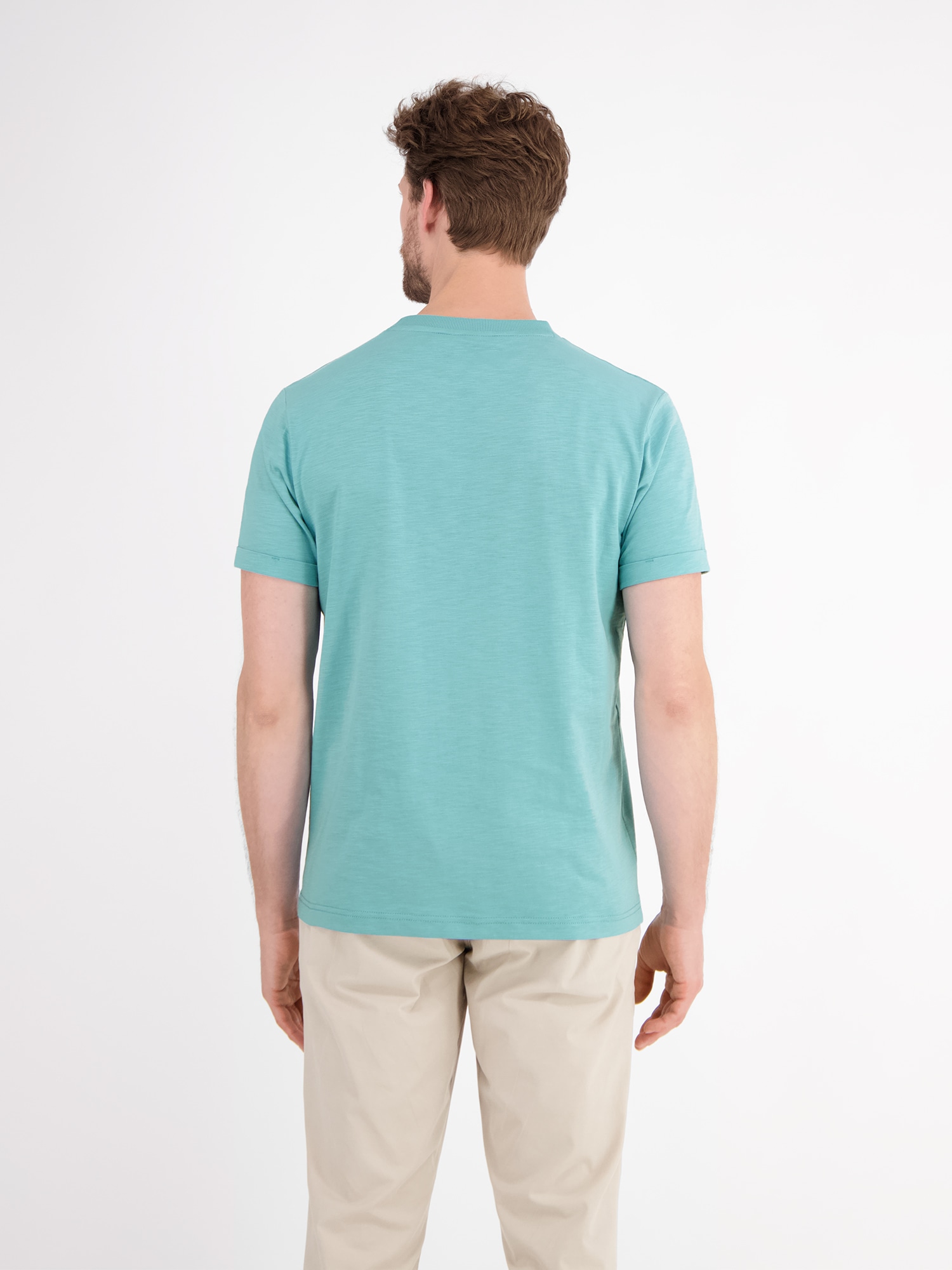 LERROS T-Shirt »Herren Jersey T-Shirt mit Brustprint«