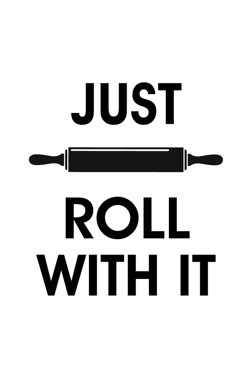 Wanddekoobjekt »JUST ROLL WITH IT«