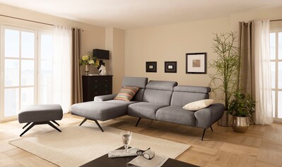 DELAVITA Ecksofa »Cabarini«, Mit Kopfteilverstellung, wahlweise Longchair links oder rechts, B/T/H: 263/169/81 cm kaufen DELAVITA Ecksofa »Cabarini«, Mit Kopfteilverstellung, wahlweise Longchair links oder rechts, B/T/H: 263/169/81 cm kaufen