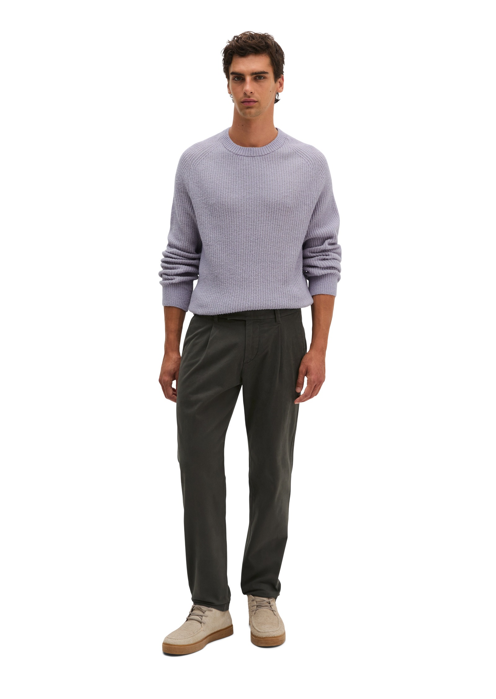 Marc O'Polo Strickpullover »aus weichem Schurwolle-Mix«