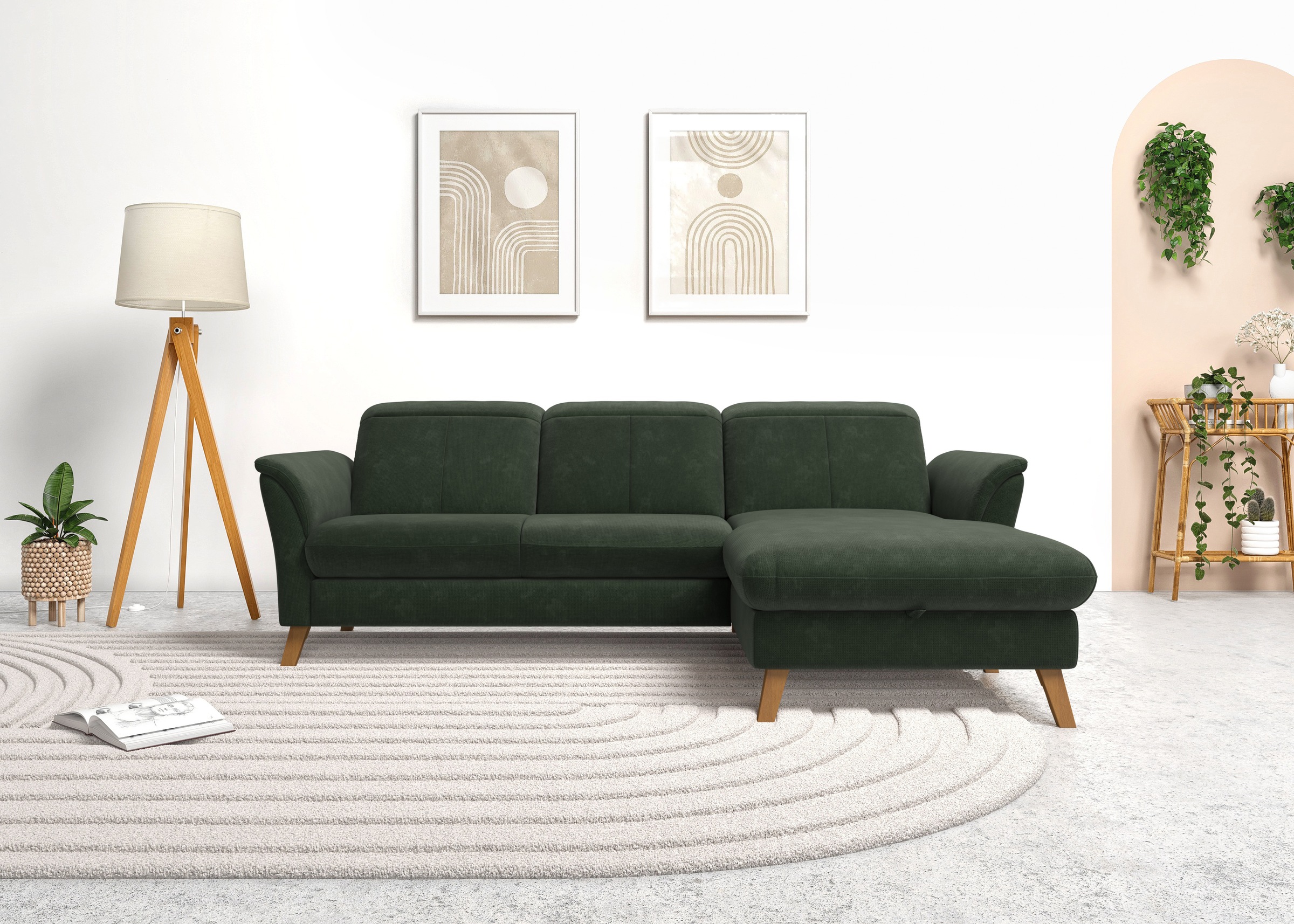 sit&more Ecksofa "Romero L-Form", wahlweise mit oder ohne Relax-Funktion, B günstig online kaufen