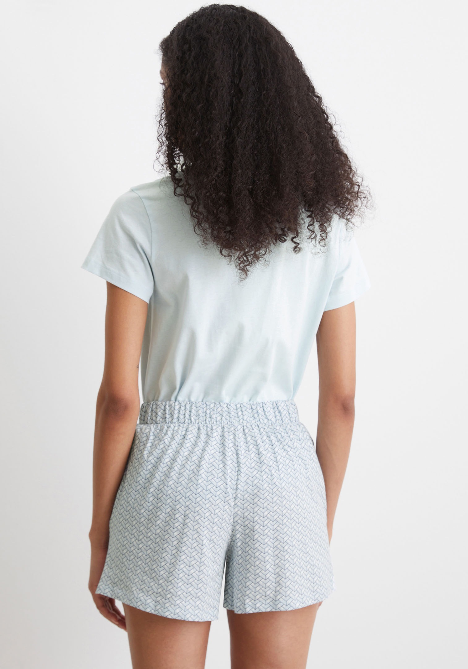 Thumbnail - Marc OPolo Shorts "Mix & Match Cotton", mit floralem Alloverprint