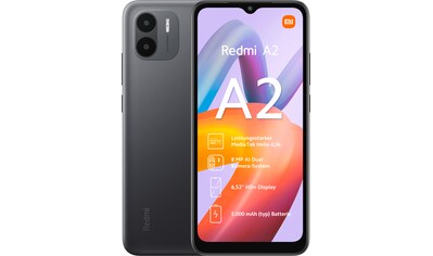 Xiaomi Smartphone »Redmi A2 2GB+32GB«, Schwarz, 16,6 cm/6,52 Zoll, 32 GB... kaufen