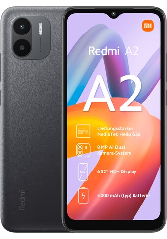 Xiaomi Smartphone »Redmi A2 2GB+32GB«, Schwarz, 16,6 cm/6,52 Zoll, 32 GB... kaufen