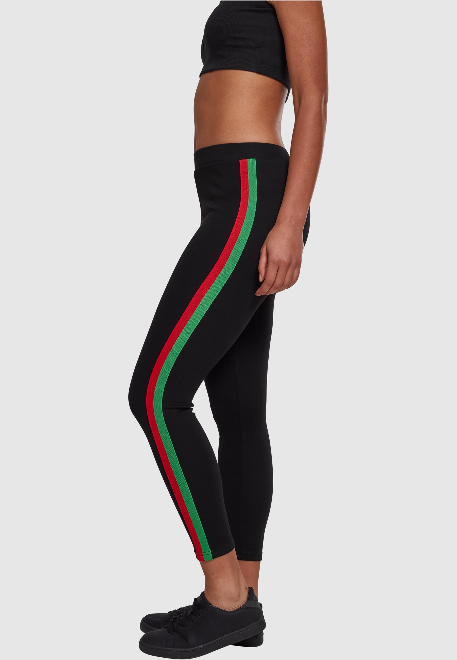 URBAN CLASSICS Leggings »Urban Classics Damen Ladies 3-Tone Tape Leggings«, (1 tlg.)
