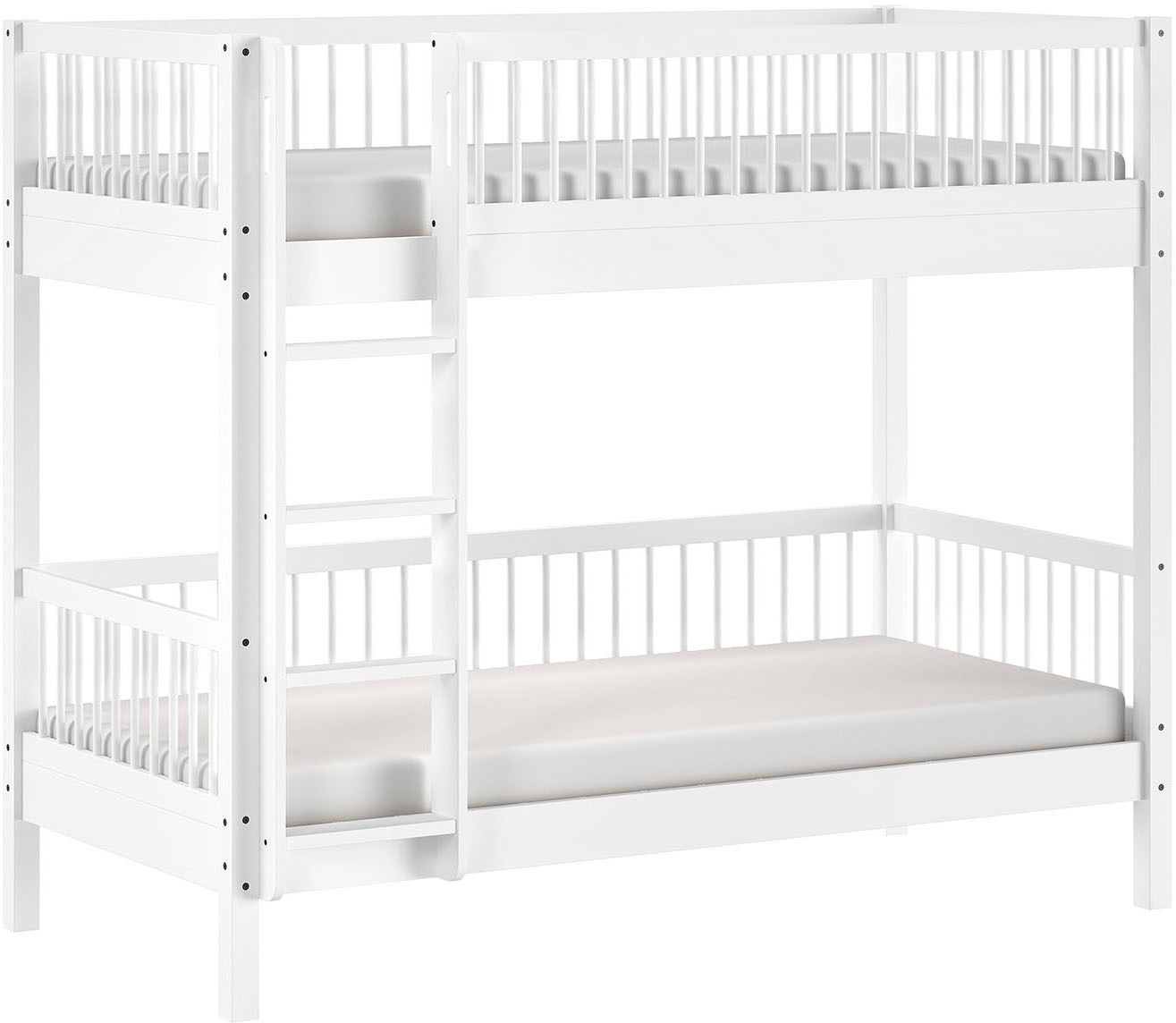 Home affaire Etagenbett "Buche massiv weiß, Made in Europe, langlebige Qual günstig online kaufen