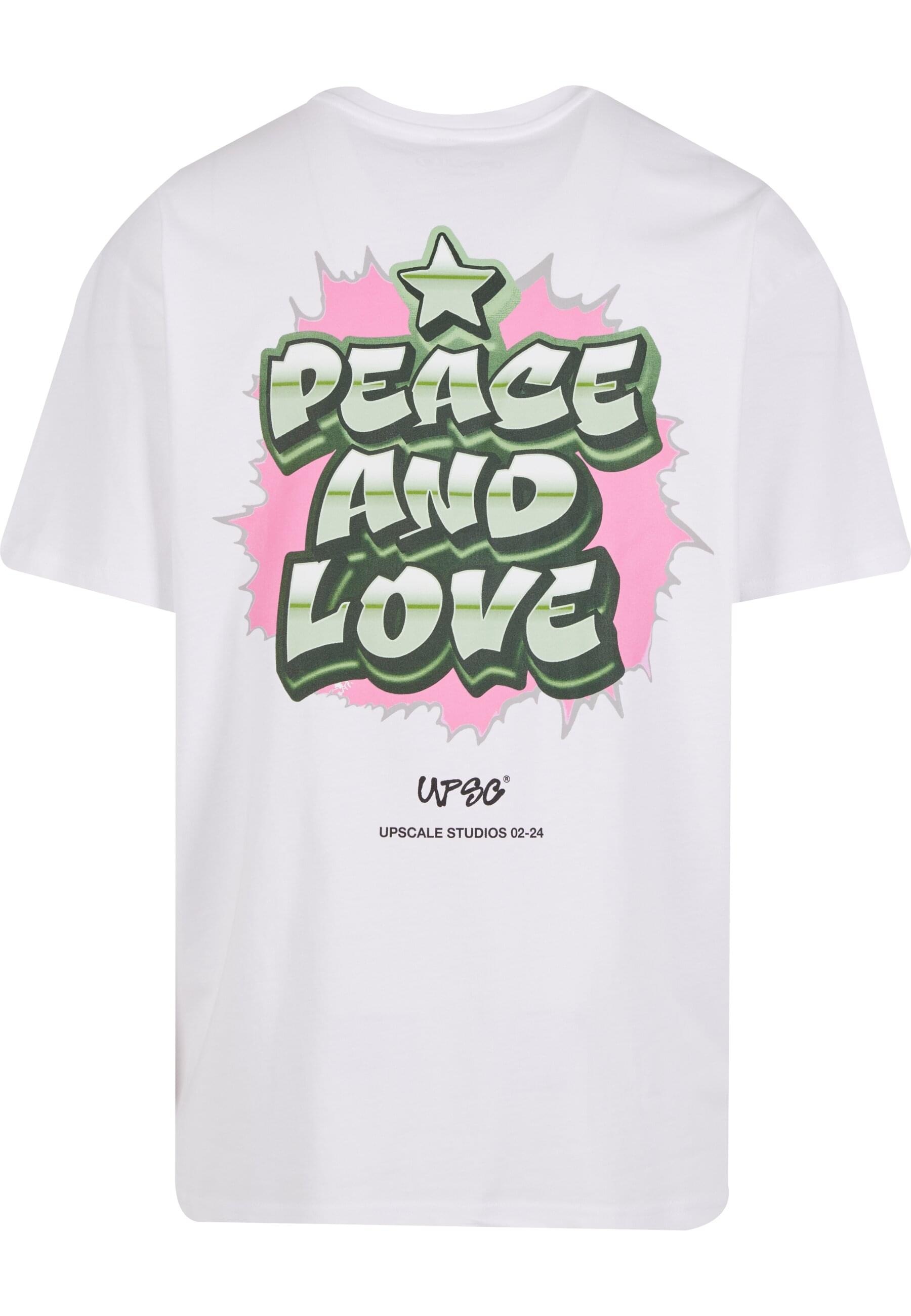 Upscale by Mister Tee T-Shirt "Upscale by Mister Tee Peace&Love Heavy Overs günstig online kaufen