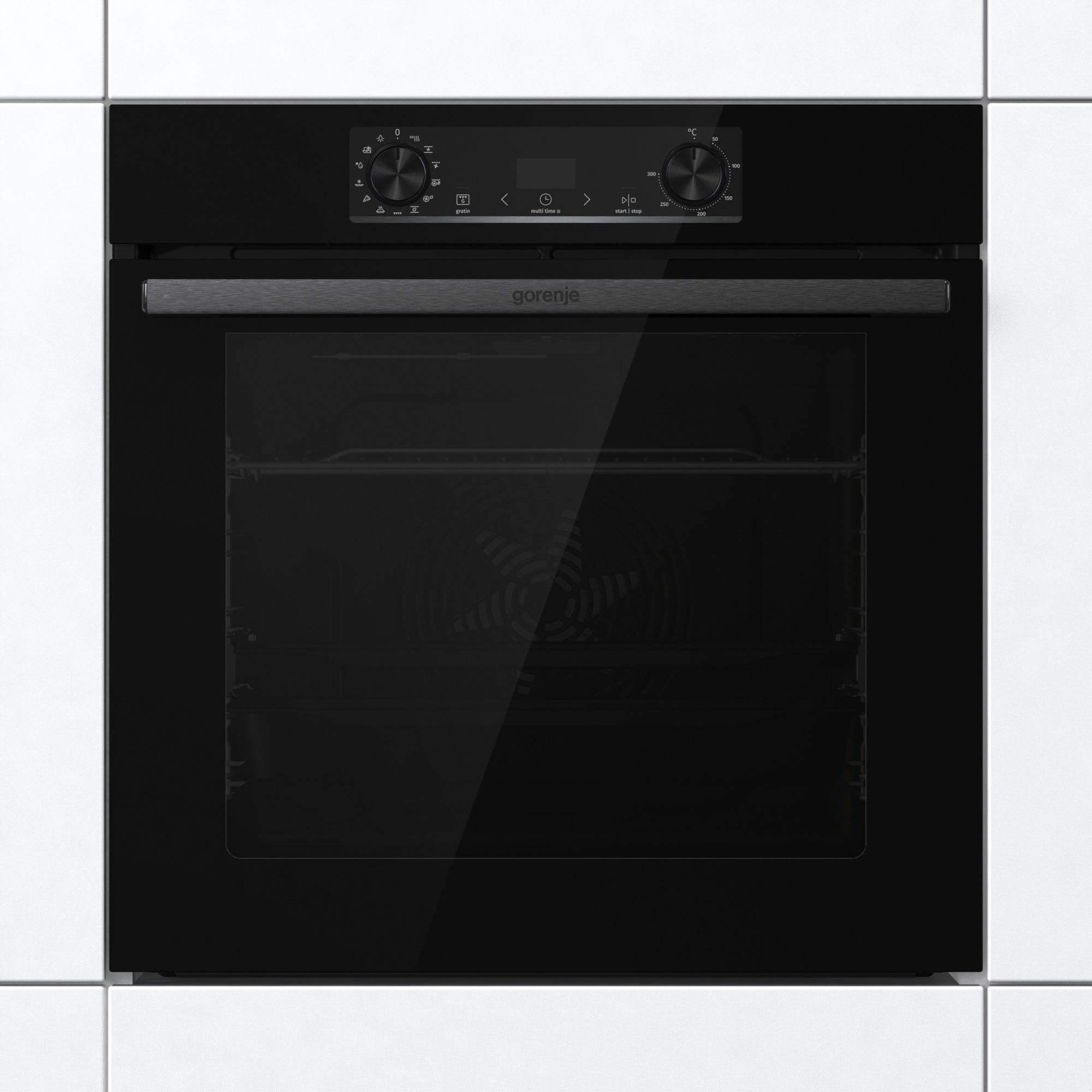 GORENJE Einbaubackofen "BOS6737E13BG", Aqua-Reinigungsfunktion, AirFry-Funktion