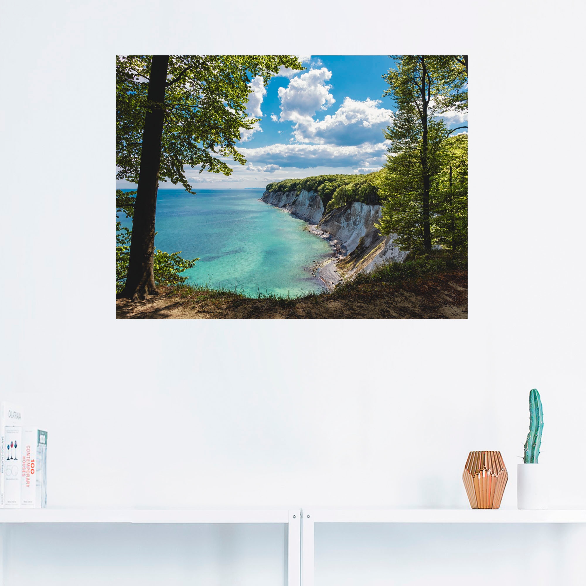 Artland Wandbild "Ostseeküste auf der Insel Rügen.", Küste, (1 St.), als Le günstig online kaufen