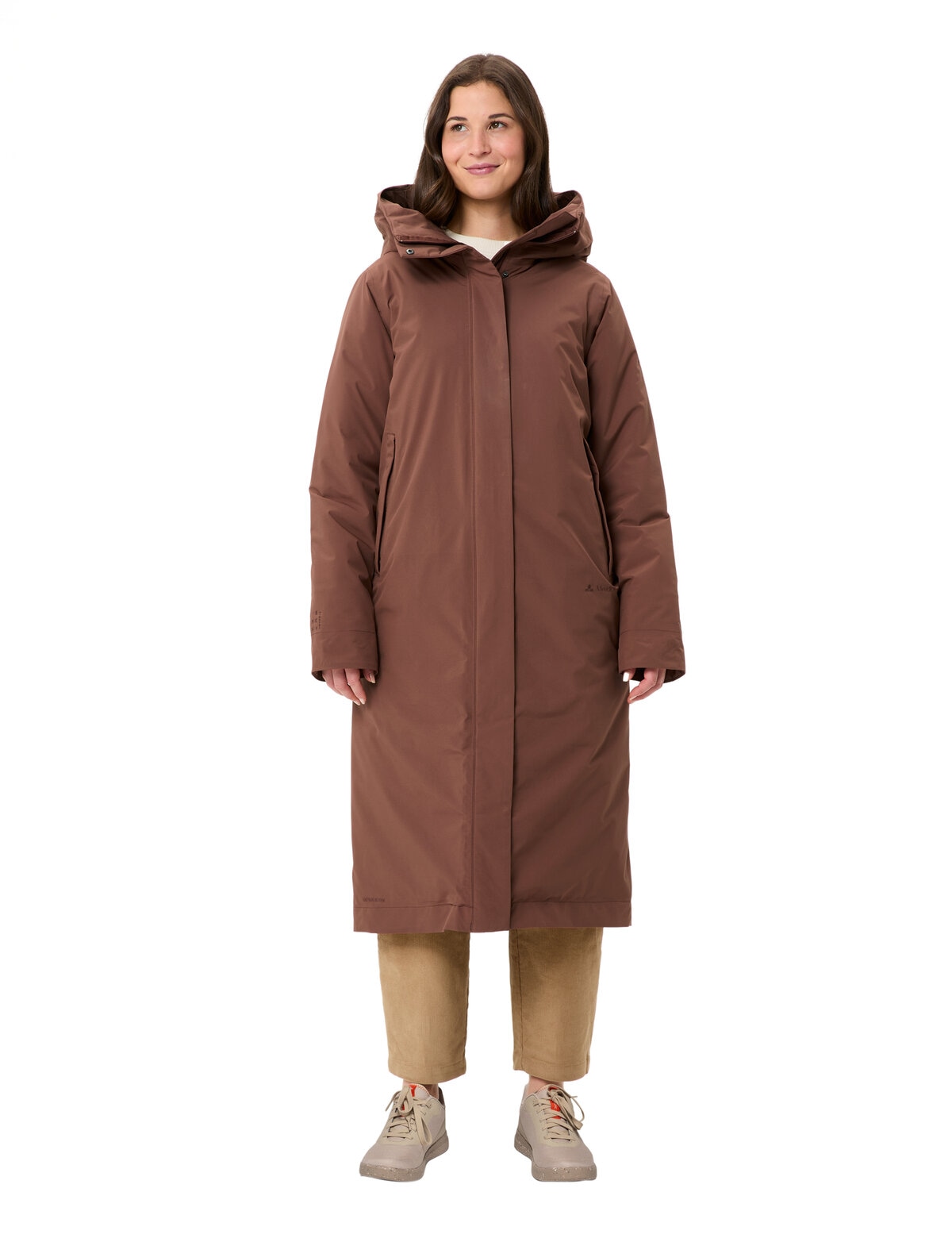 VAUDE Wintermantel "WOMENS COREWAY COAT" mit Fleecefütterung, mit Kapuze, wasserabweisend