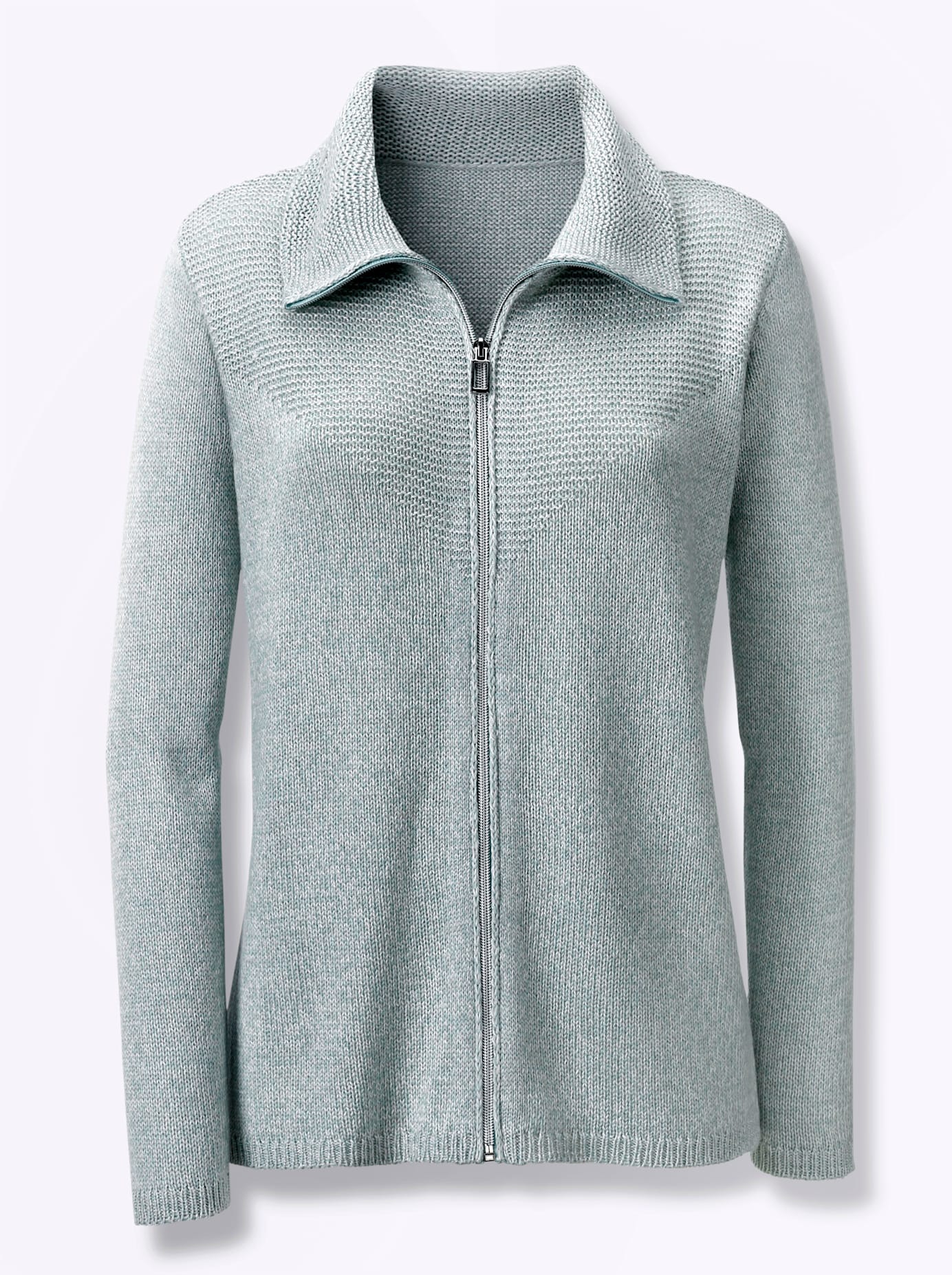 Classic Basics Women's Knit Cardigan Green Size 54 2