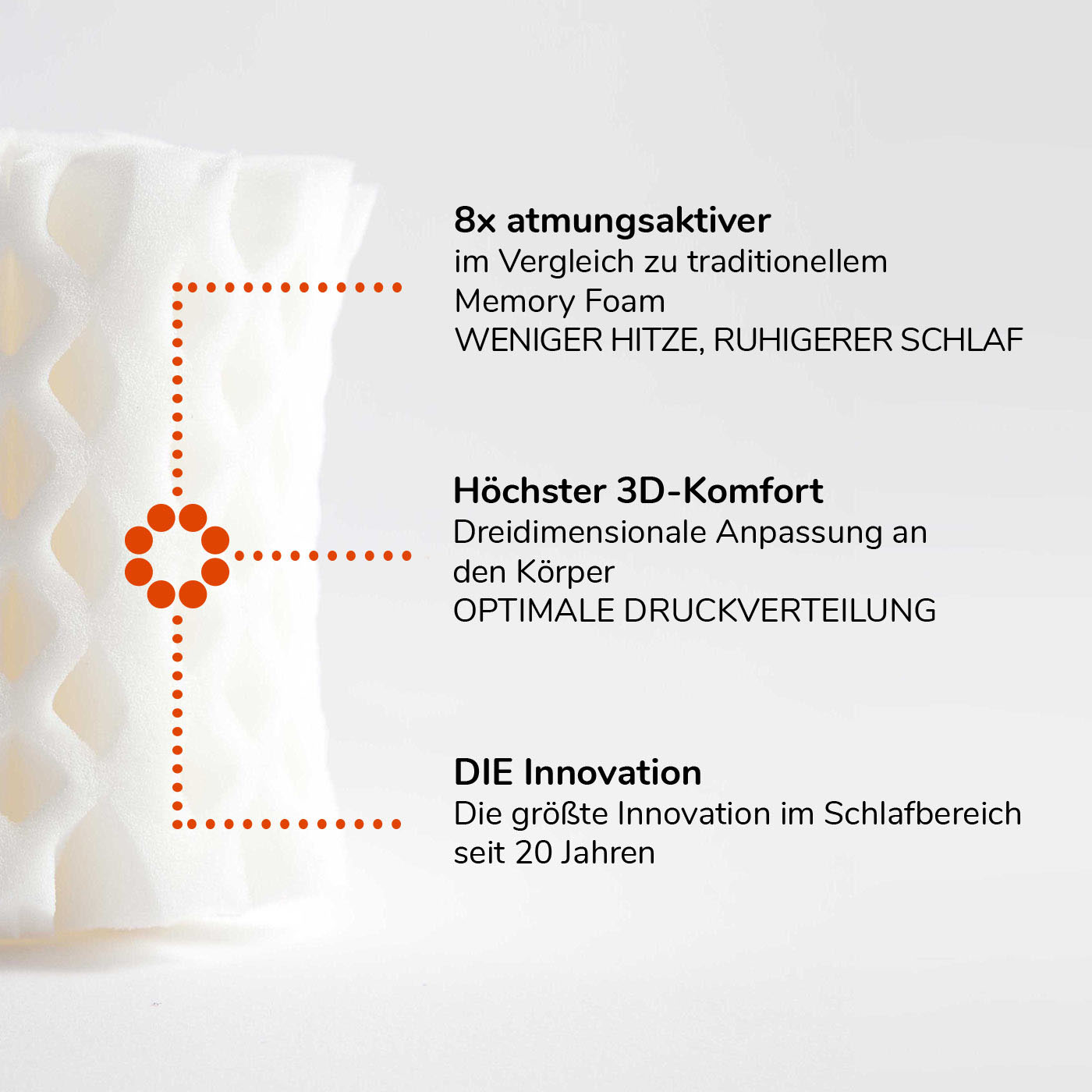 Thumbnail - OCTAsleep Komfortschaummatratze "Octasleep Smart Deluxe Mattress" 20 cm hoch Raumgewicht: 38 kg/m³ 1-tlg., 1 Stk. tlg.