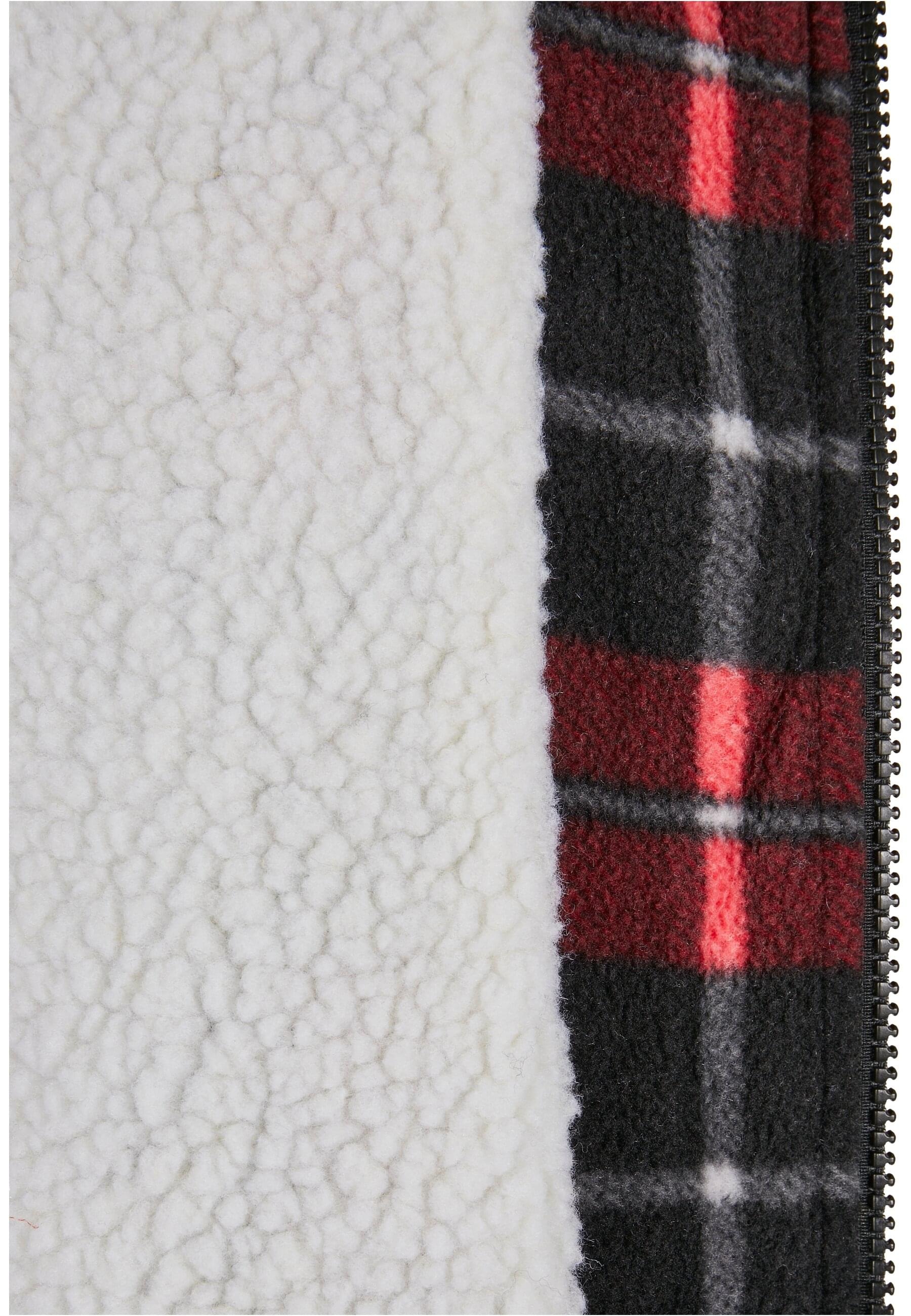 URBAN CLASSICS Allwetterjacke »Urban Classics Herren Plaid Teddy Lined Shirt Jacket«, (1 St.), ohne Kapuze