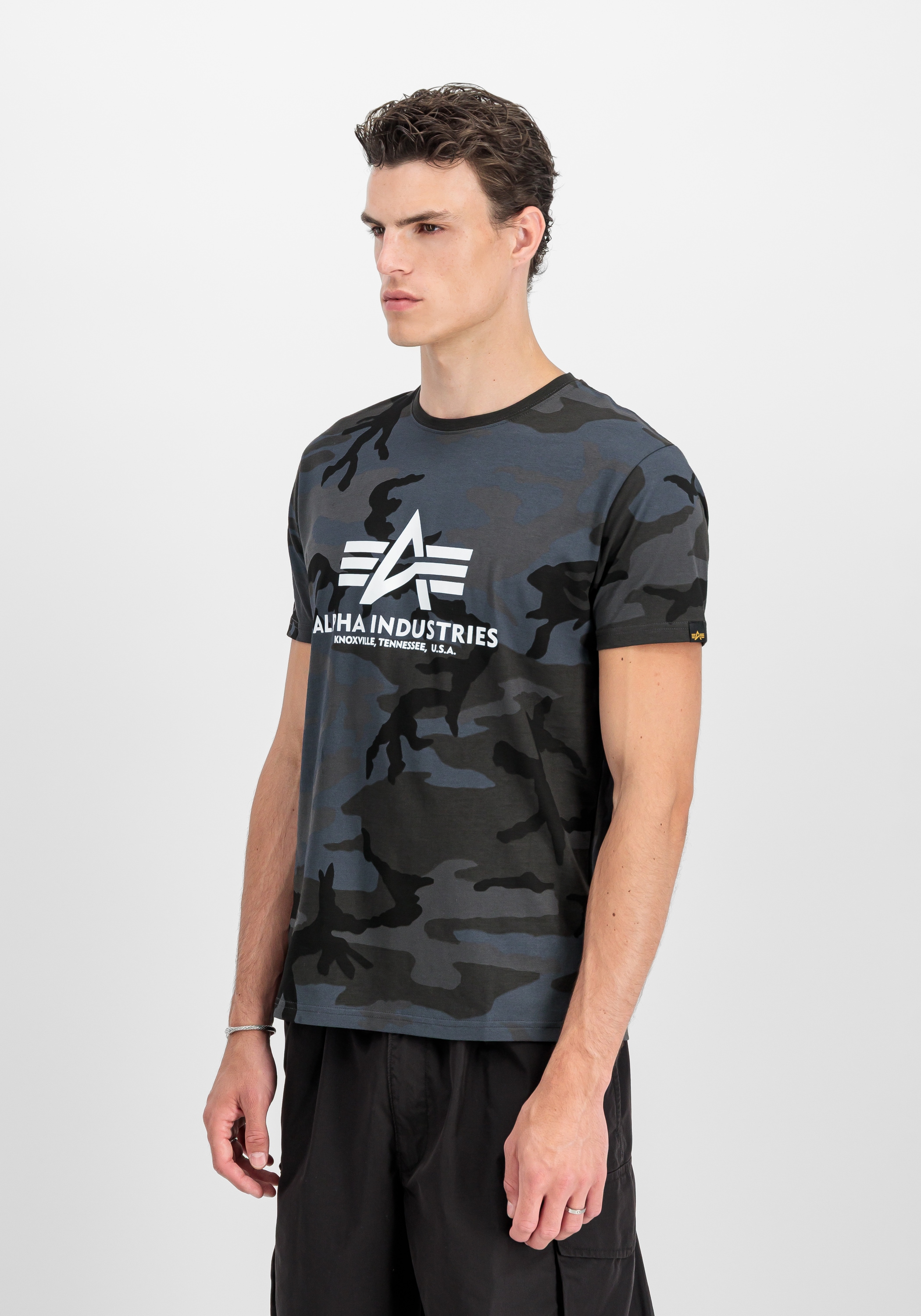 Alpha Industries T-Shirt »Alpha Industries Men - T-Shirts Basic T-Shirt BL Camo«