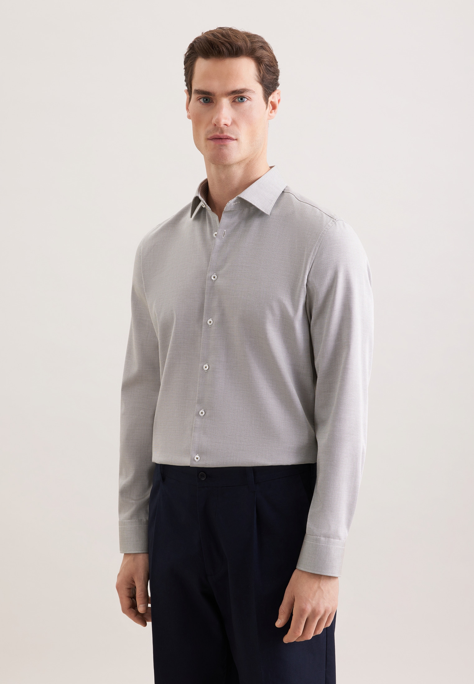 seidensticker Businesshemd "Schwarze Rose" Slim 1/1 Kentkragen Uni günstig online kaufen