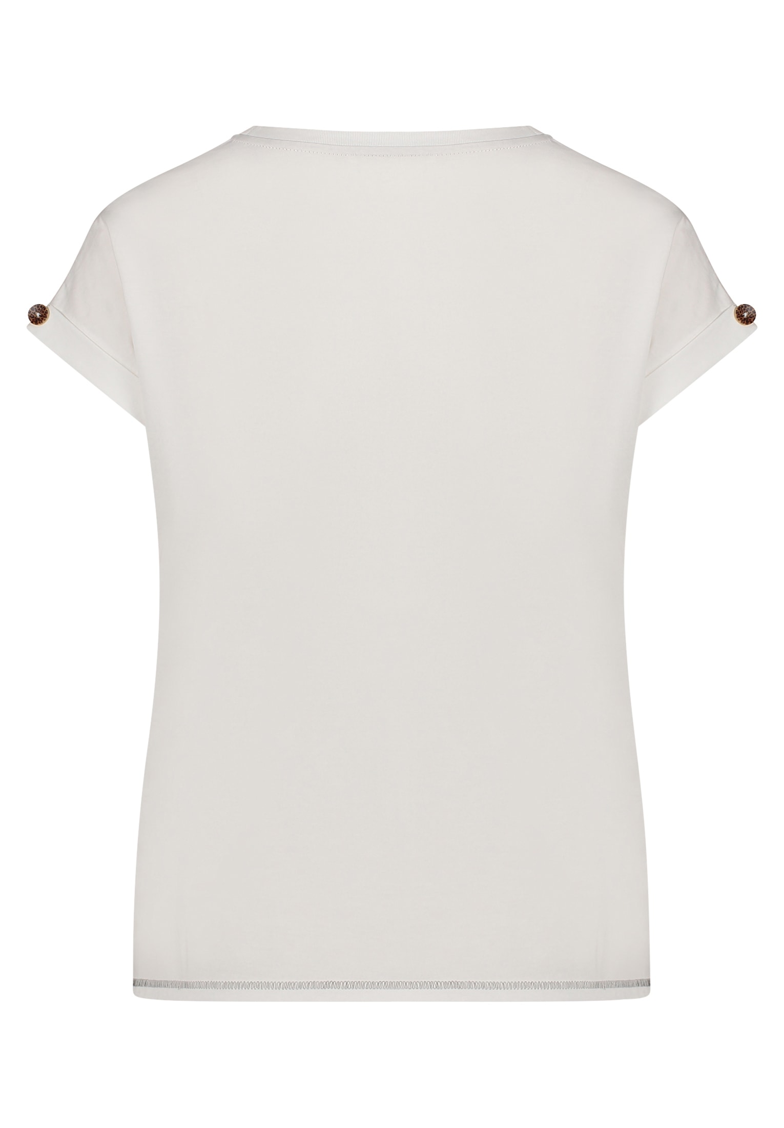 Cartoon Kurzarmshirt »Cartoon Damen Printshirt mit Ärmelaufschlag«, (1 tlg.)