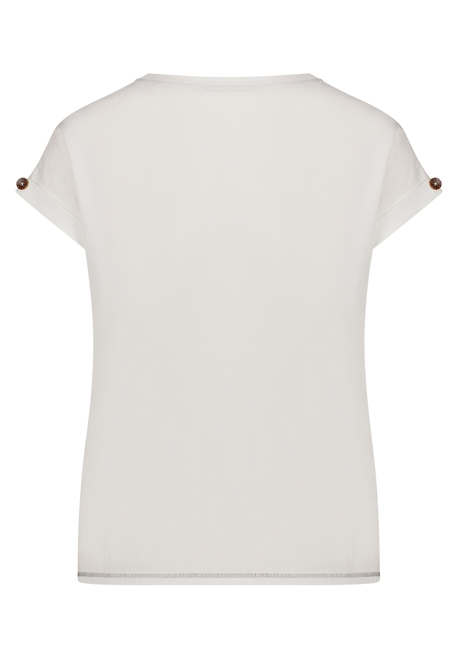 Cartoon Kurzarmshirt "Cartoon Damen Printshirt mit Ärmelaufschlag", (1 tlg. günstig online kaufen