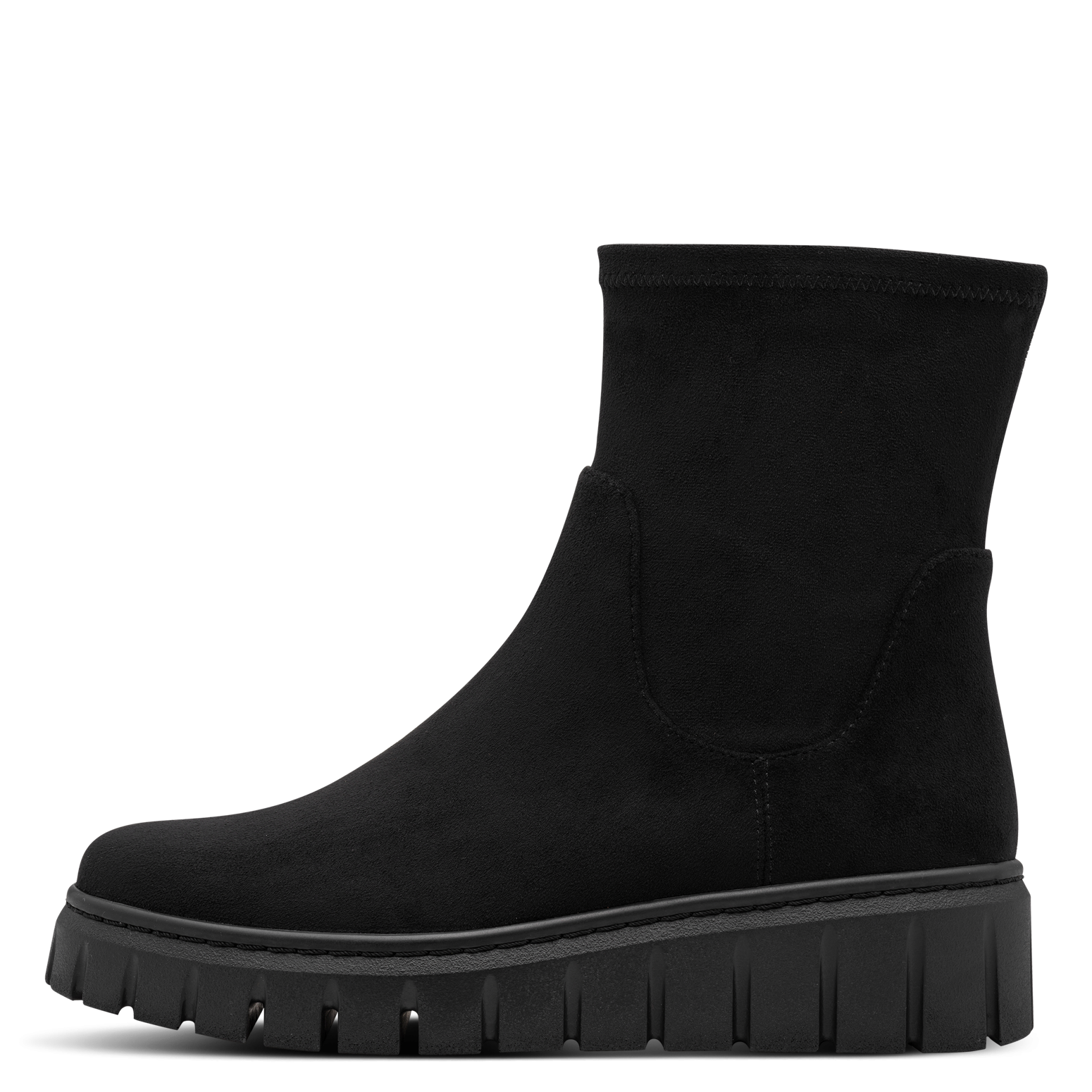 MARCO TOZZI Keilstiefelette  Plateau, Boots mit elastischem Stretch-Schaft