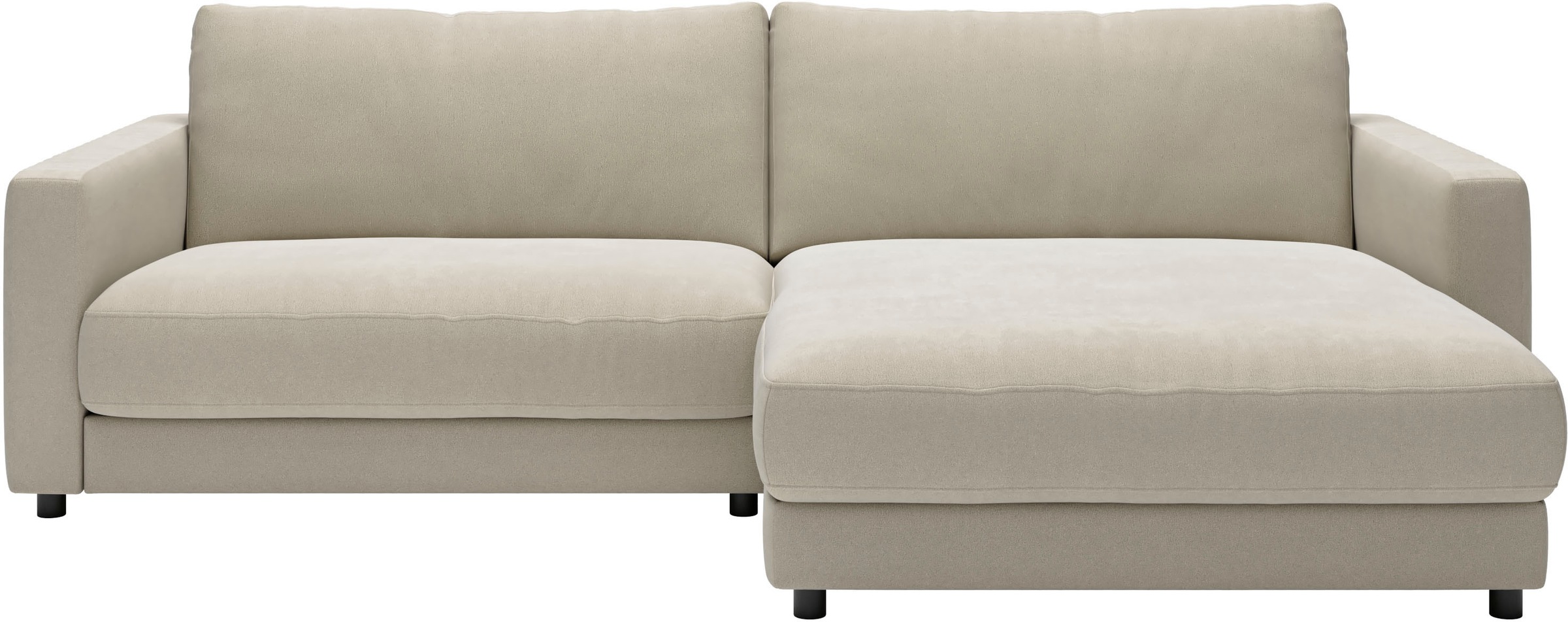 Home affaire Ecksofa "Ecksofa Jiro, L-Form, große Sitztiefe, Breite 265 cm" günstig online kaufen