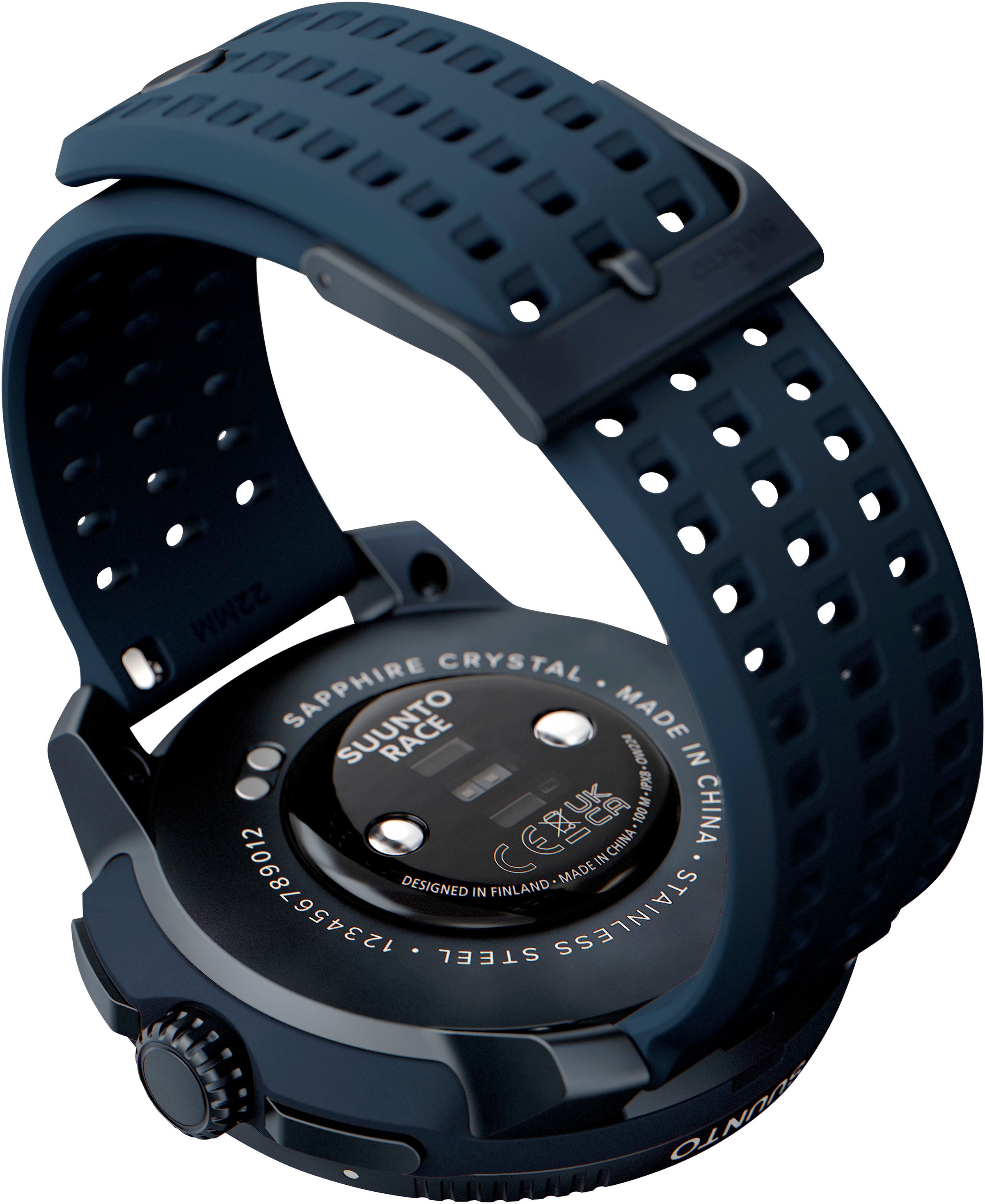 Suunto Smartwatch »Race Edelstahl«, (Wear OS by Google)