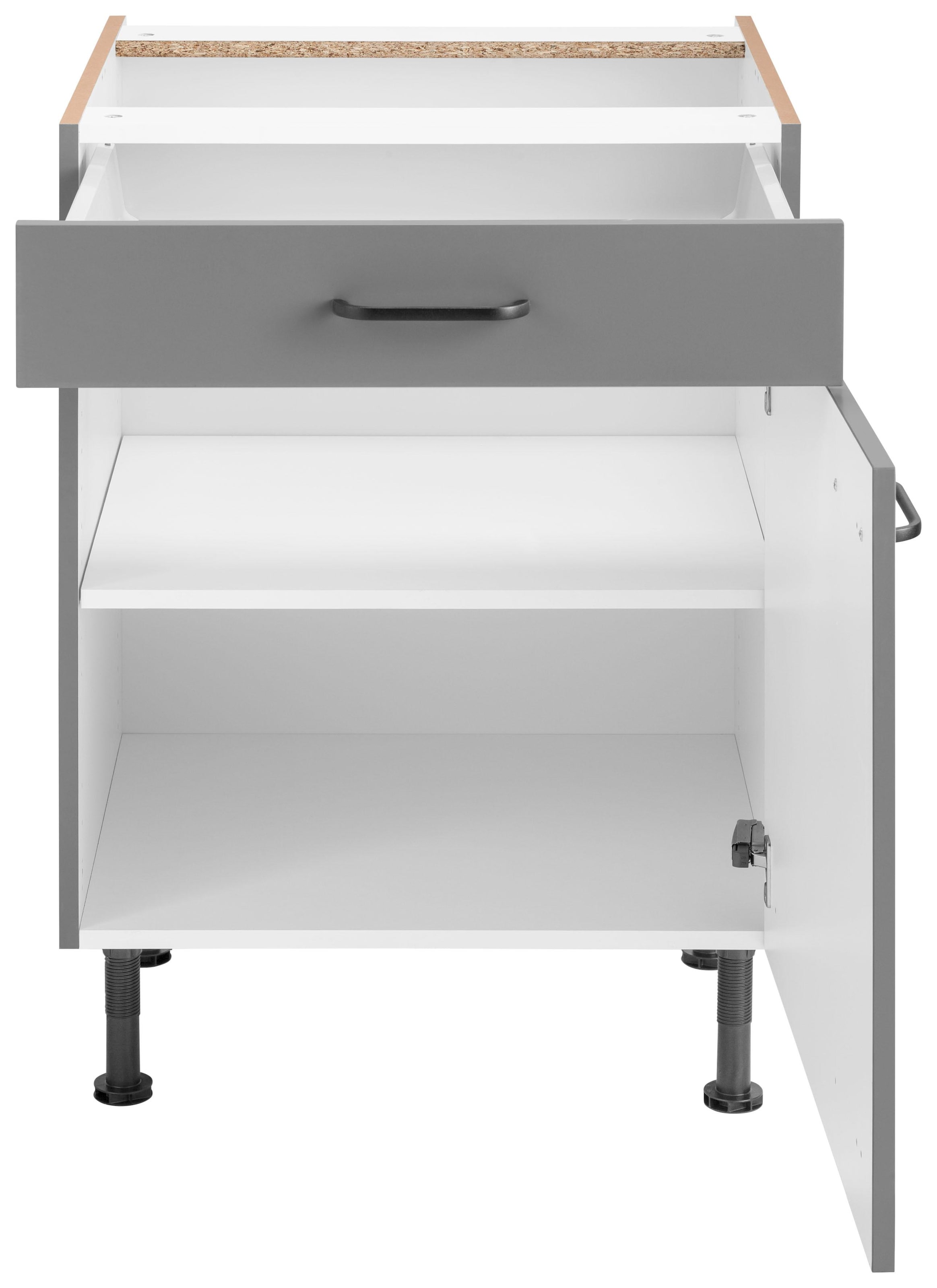 OPTIFIT Unterschrank »Elga«, mit Soft-Close-Funktion, Vollauszug, Metallgriffen, Breite 60 cm