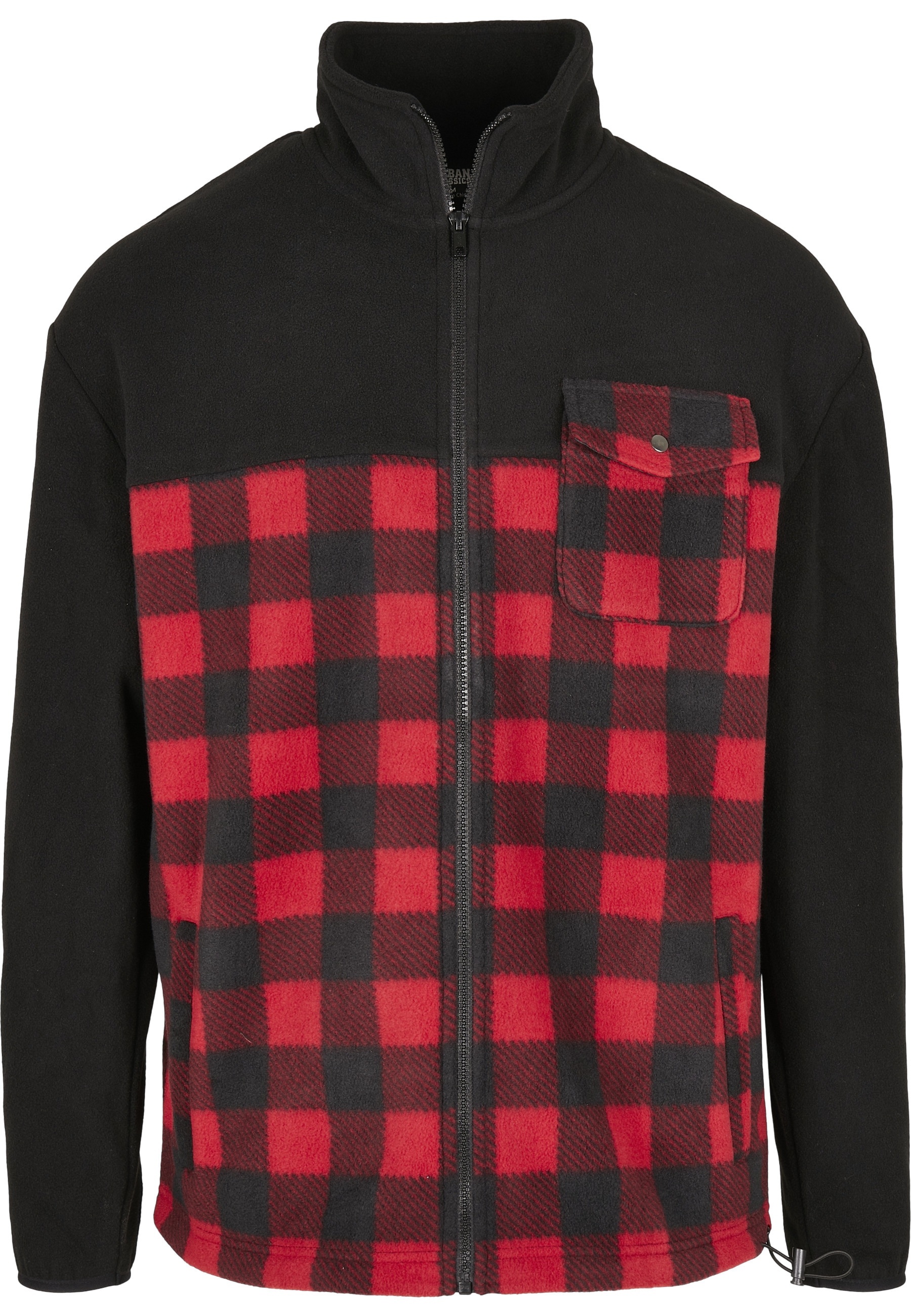 URBAN CLASSICS Winterjacke "Urban Classics Herren Patterned Polar Fleece Tr günstig online kaufen