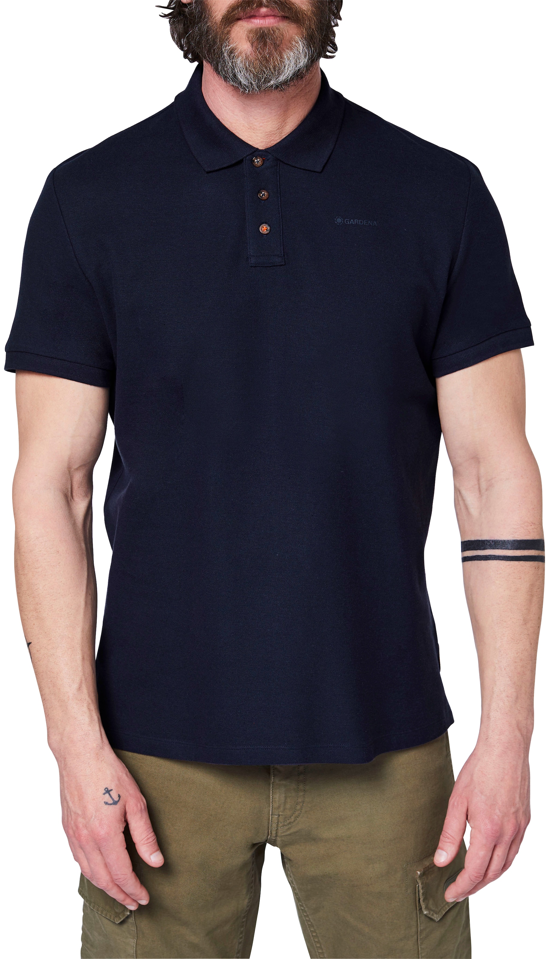 GARDENA Poloshirt »Night Sky«, in Piqué-Qualität