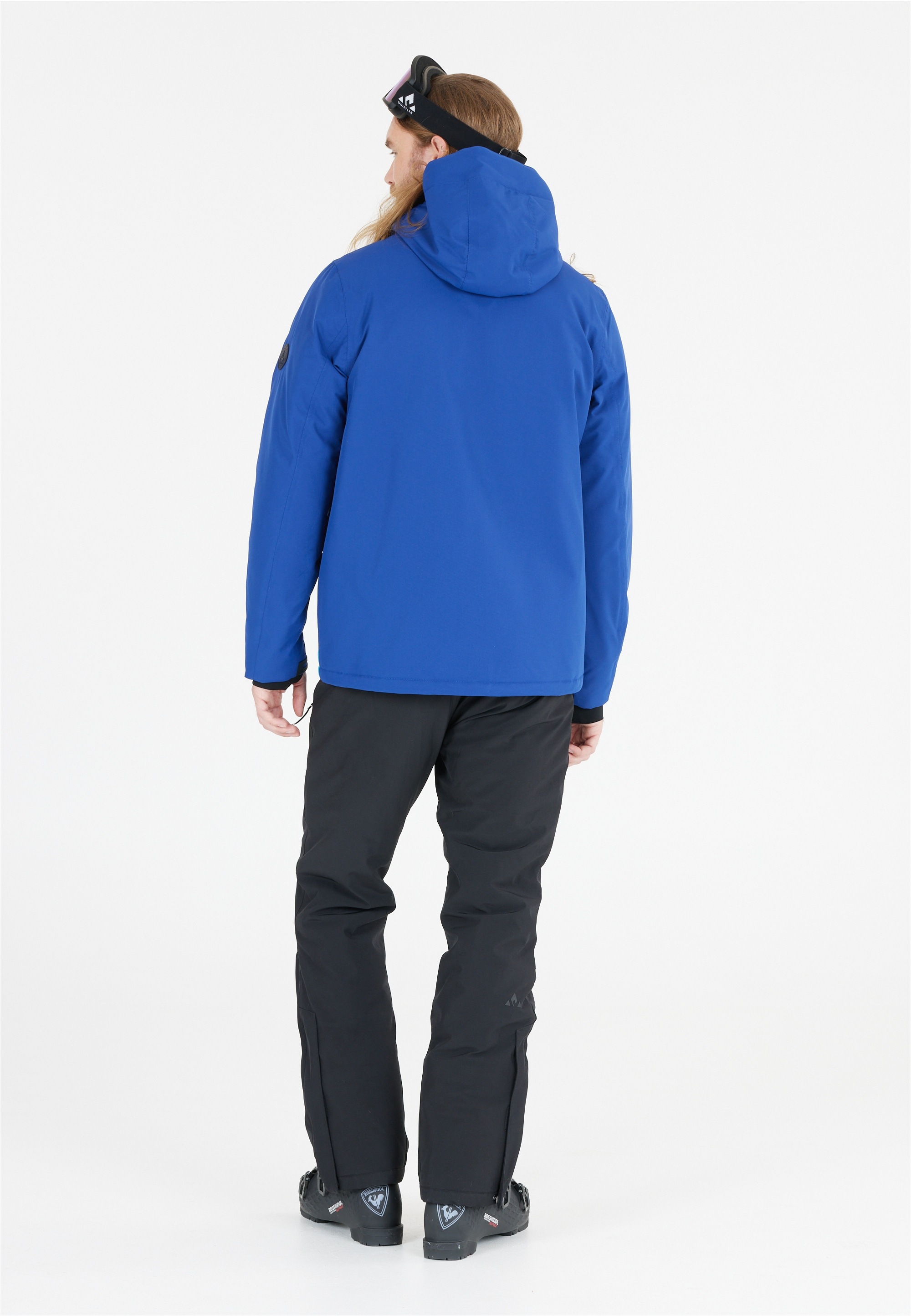 Skijacke WHISTLER "Drizzle", Herren, Gr. XL, blau (blau, blau), 100% Polyester, unifarben, normal, Rundhals, Jacken Skijacke, mit wasserabweisender Membran 3
