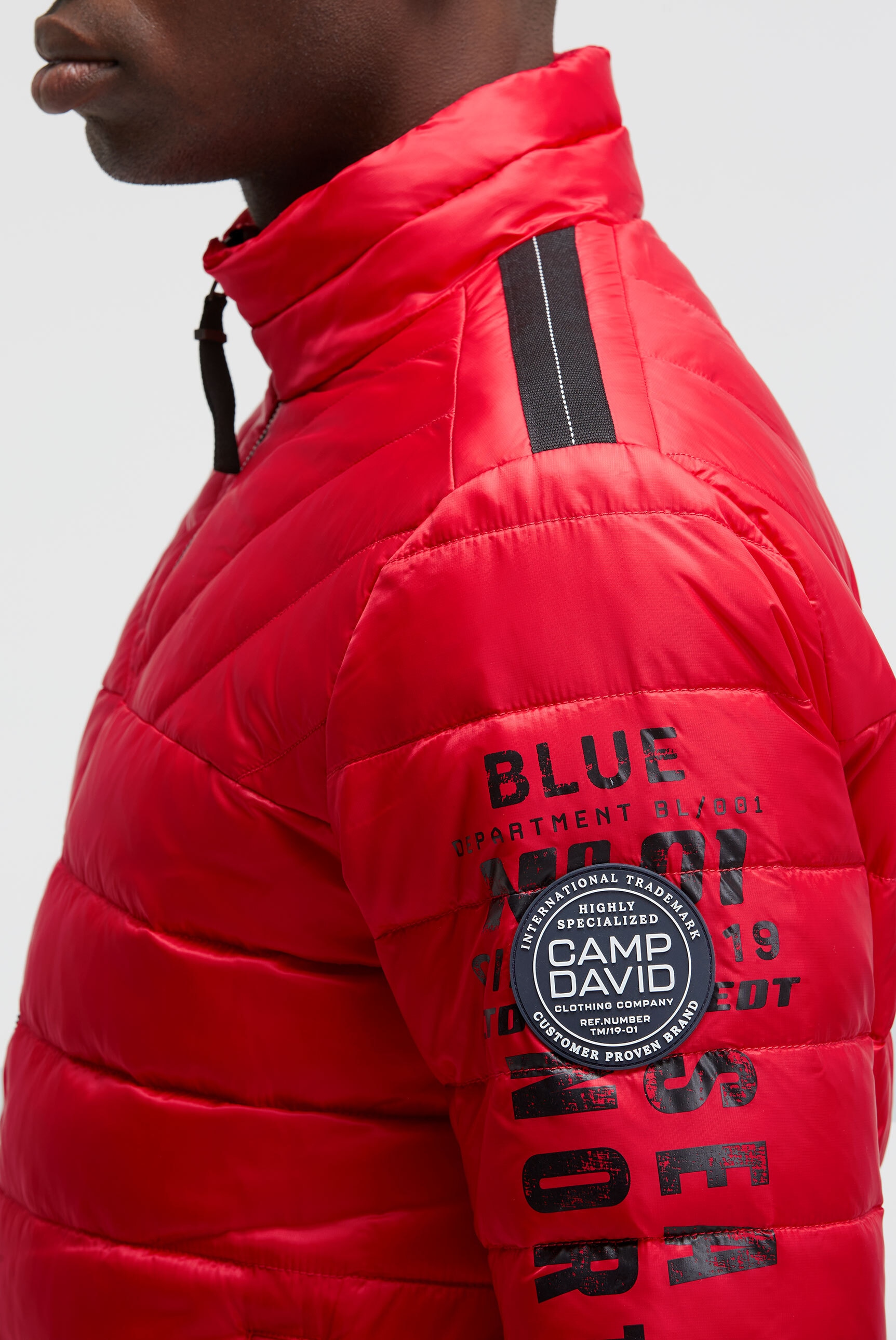 CAMP DAVID Outdoorjacke, ohne Kapuze, mit Windfangleiste