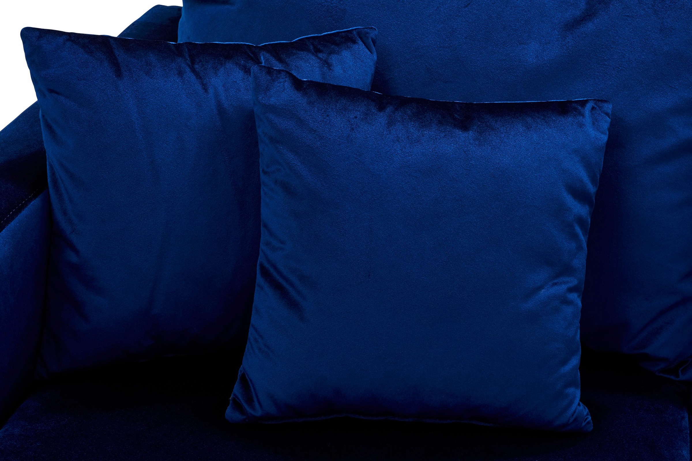 Guido Maria Kretschmer Home&Living Ecksofa »Renesse L-Form«, lose Kissen, Keder an Sitzkissen