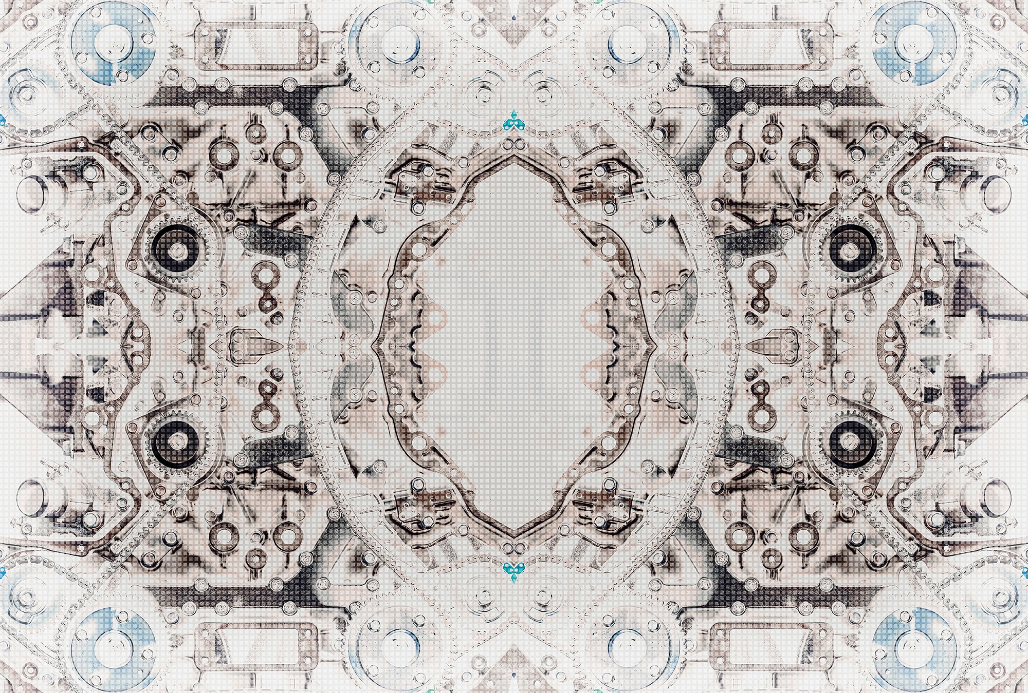 Architects Paper Fototapete "V8 Pattern" Vlies, Wand, Schräge
