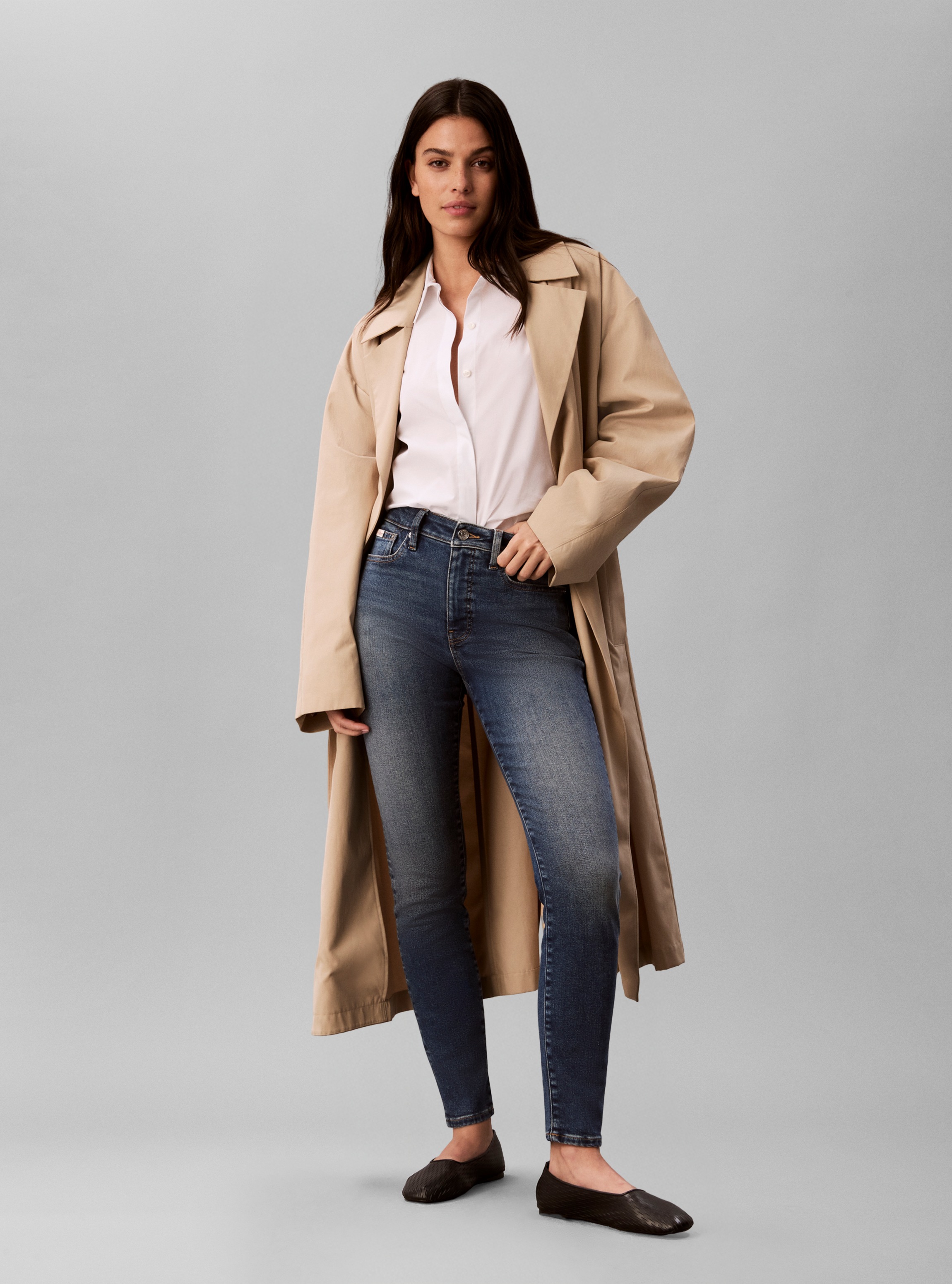 Calvin Klein Jeans Skinny-fit-Jeans »MID RISE SKINNY BLUE BOROUGH« Skinny fit mit Taschen