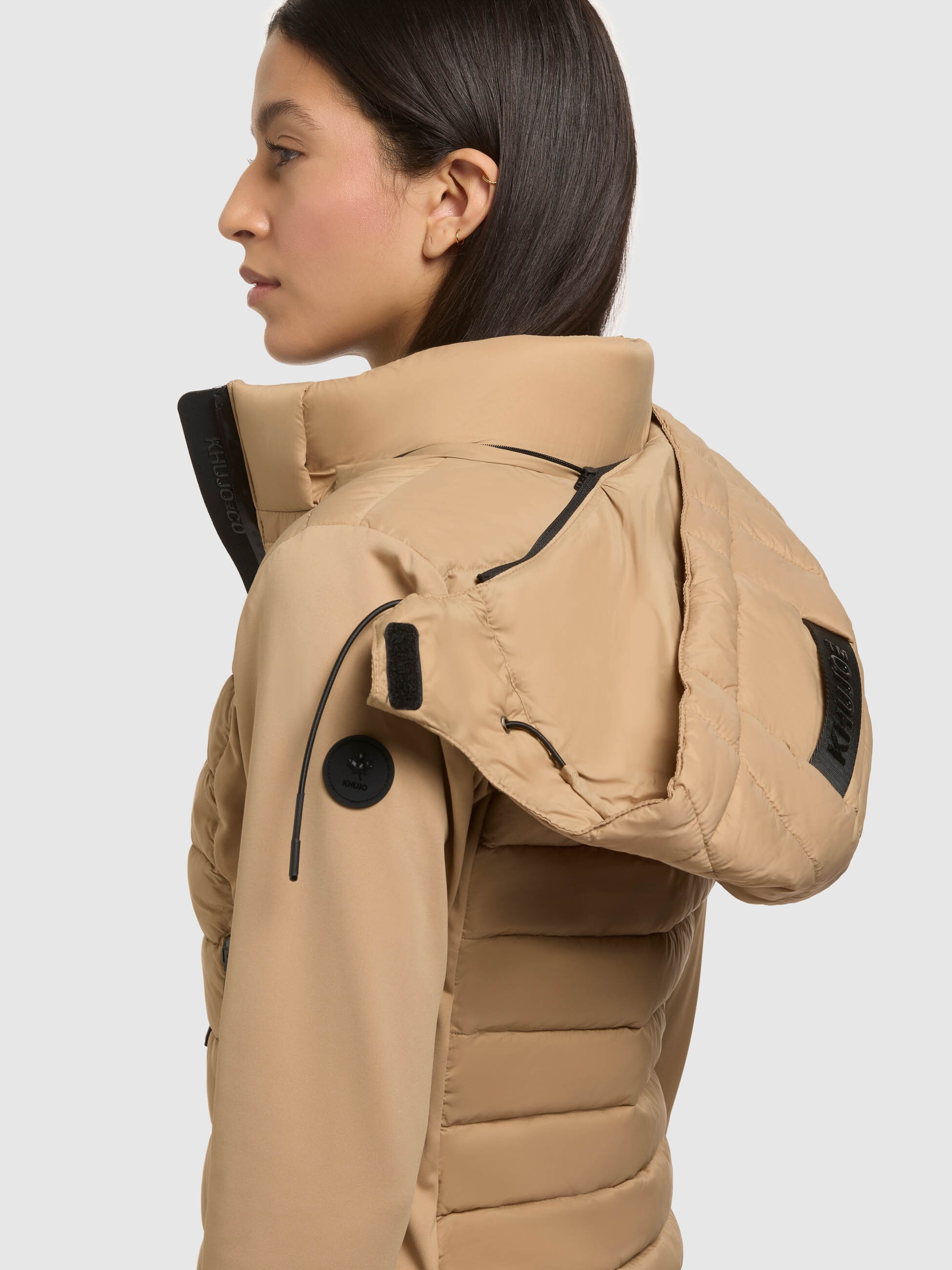 khujo Steppjacke »TIHA«, mit Kapuze