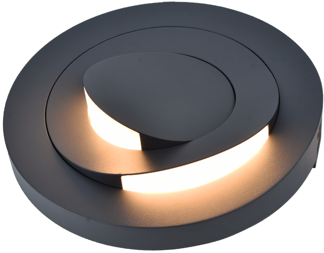 LUTEC LED Außen-Wandleuchte »LED-Aussenwandleuchte MOOV«, 3 flammig, Leuchtmittel LED-Board | LED fest integriert, Design-Award