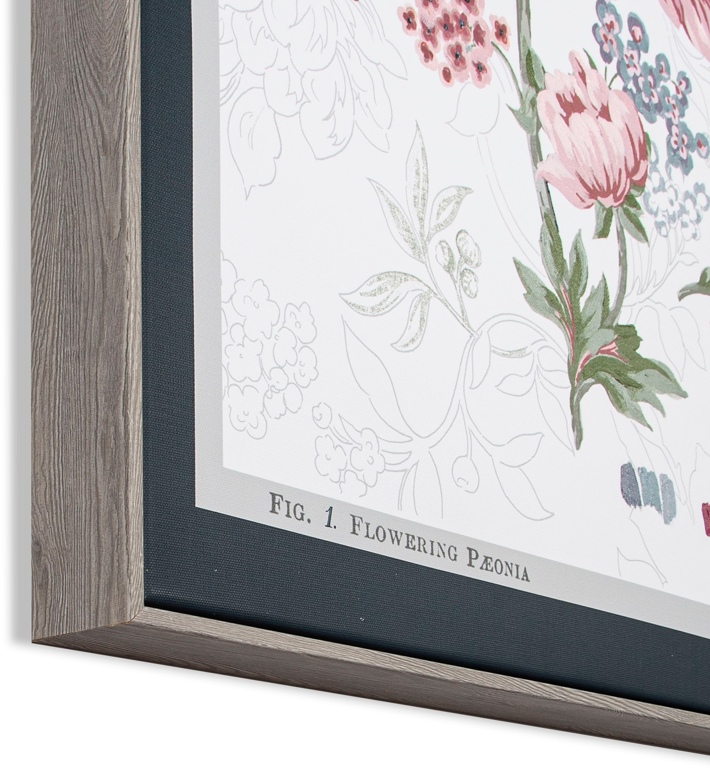 LAURA ASHLEY Bild mit Rahmen »Floral«, (1 St.), Bilder 60x60cm