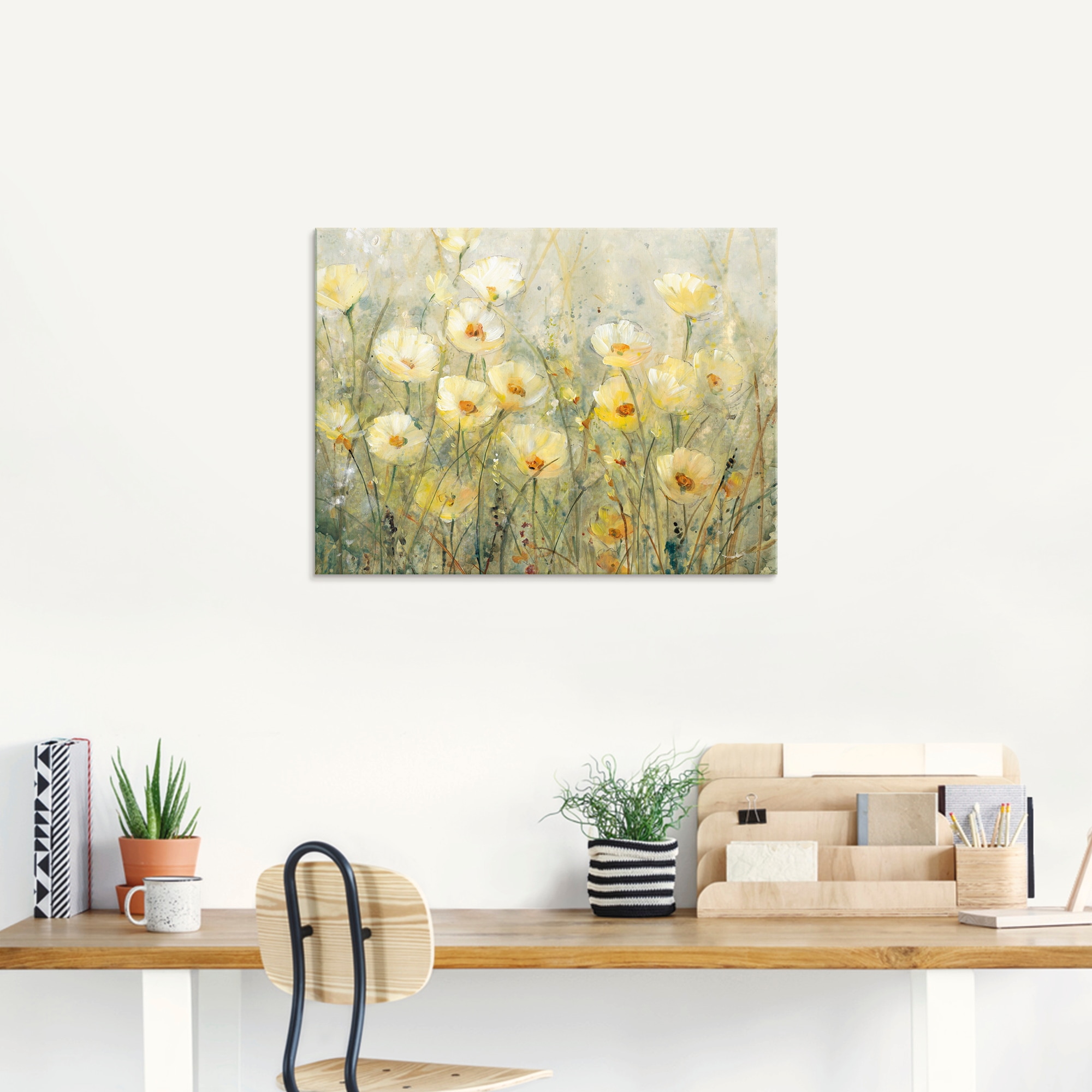 Artland Glasbild »Sommer in voller Blüte I«, Blumenwiese, (1 St.), in verschiedenen Größen