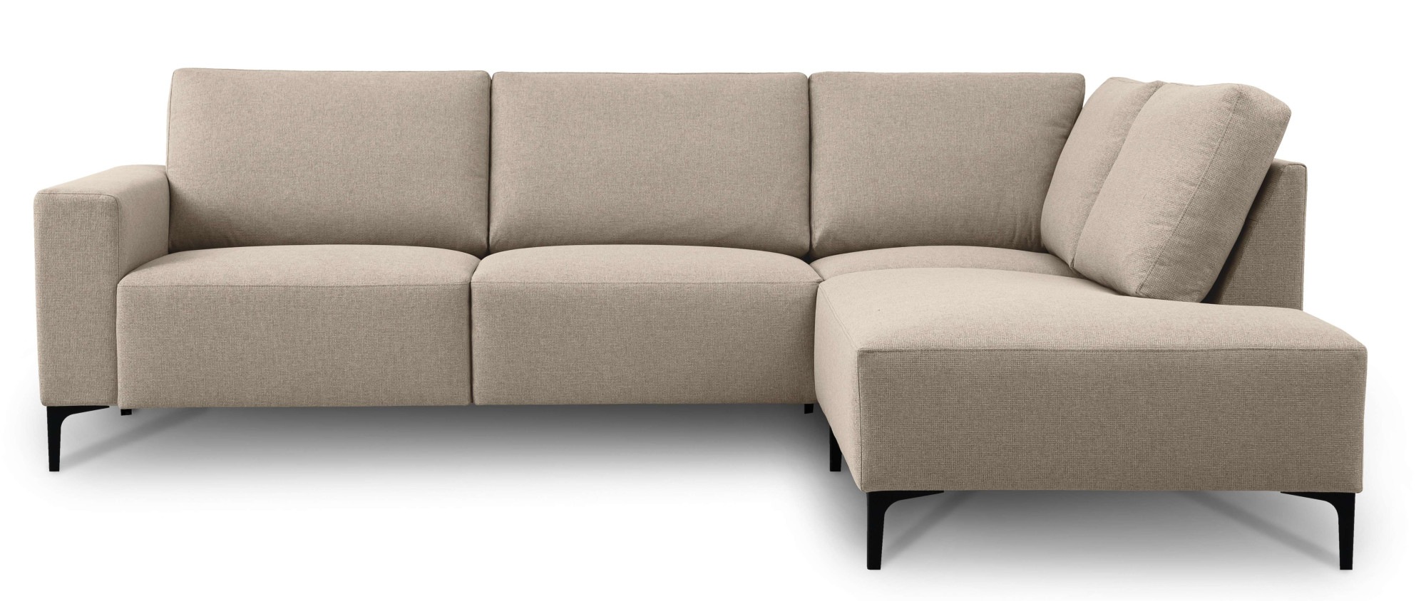 Home affaire Ecksofa "Tournon, L-Form, Breite 256 cm, Webstoff, Chenille", günstig online kaufen