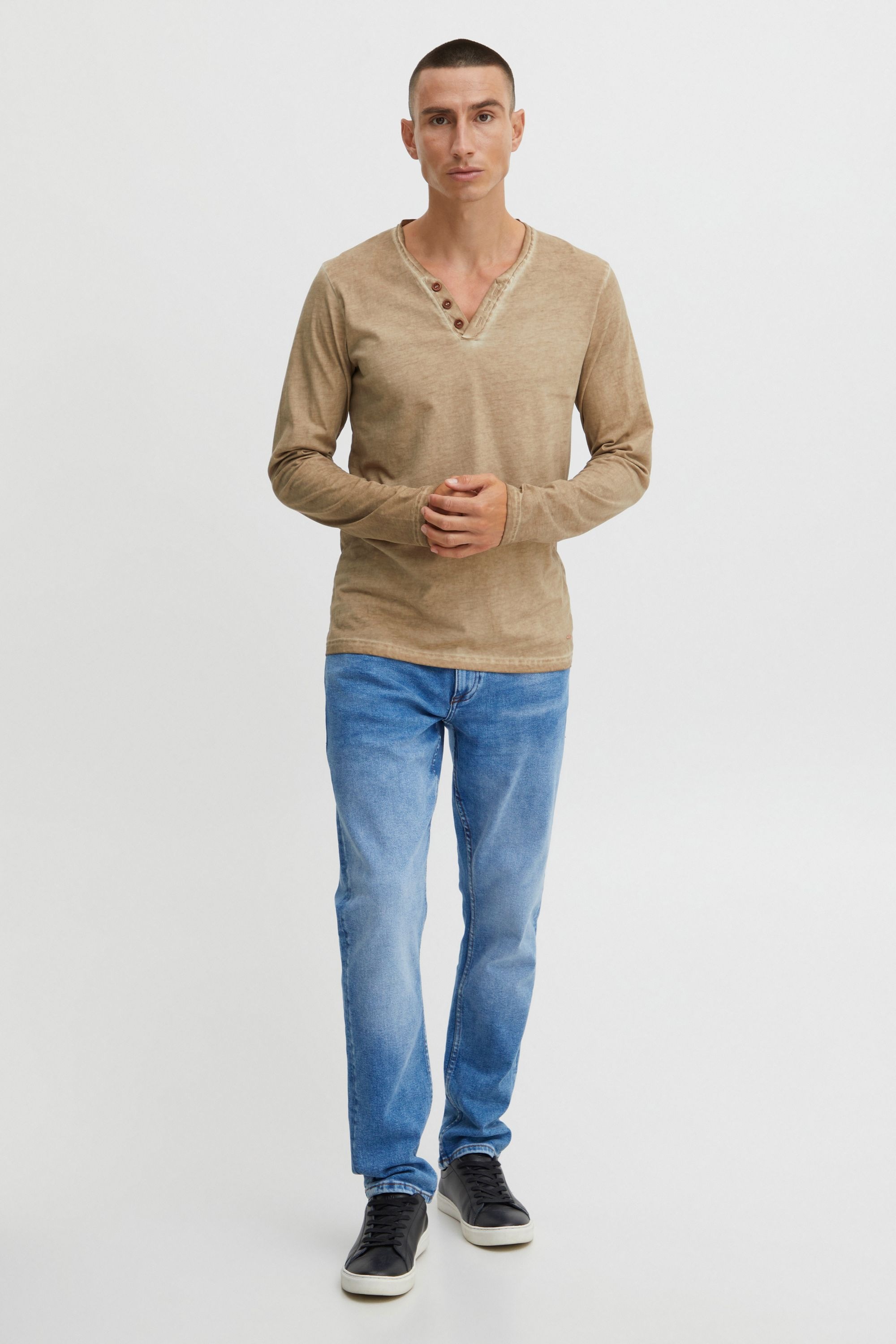 !Solid V-Shirt »V-Shirt SDTinox«