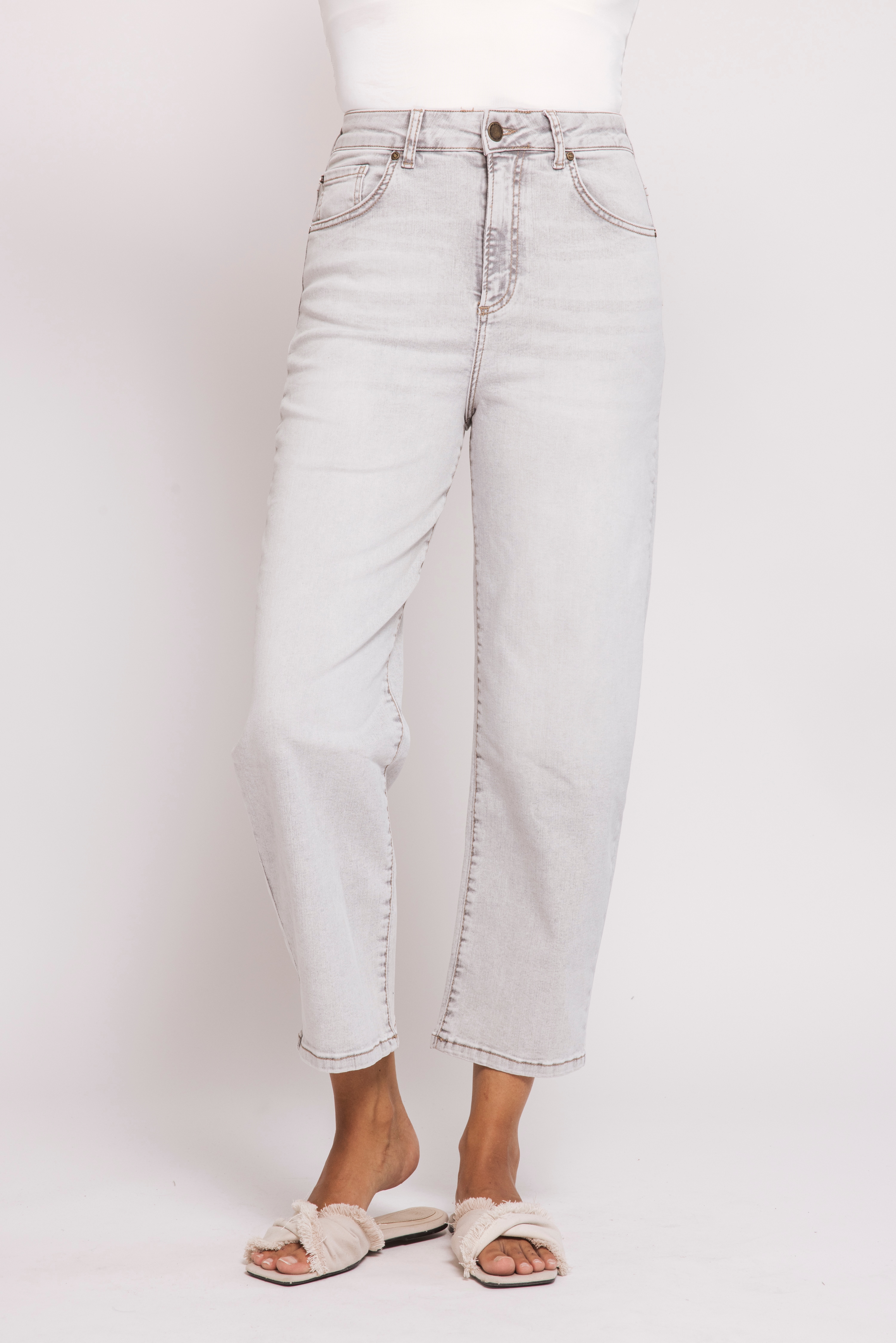 Zhrill 7/8-Jeans "ZHIZA Jeans" normale Passform, ausgestellte Beinform